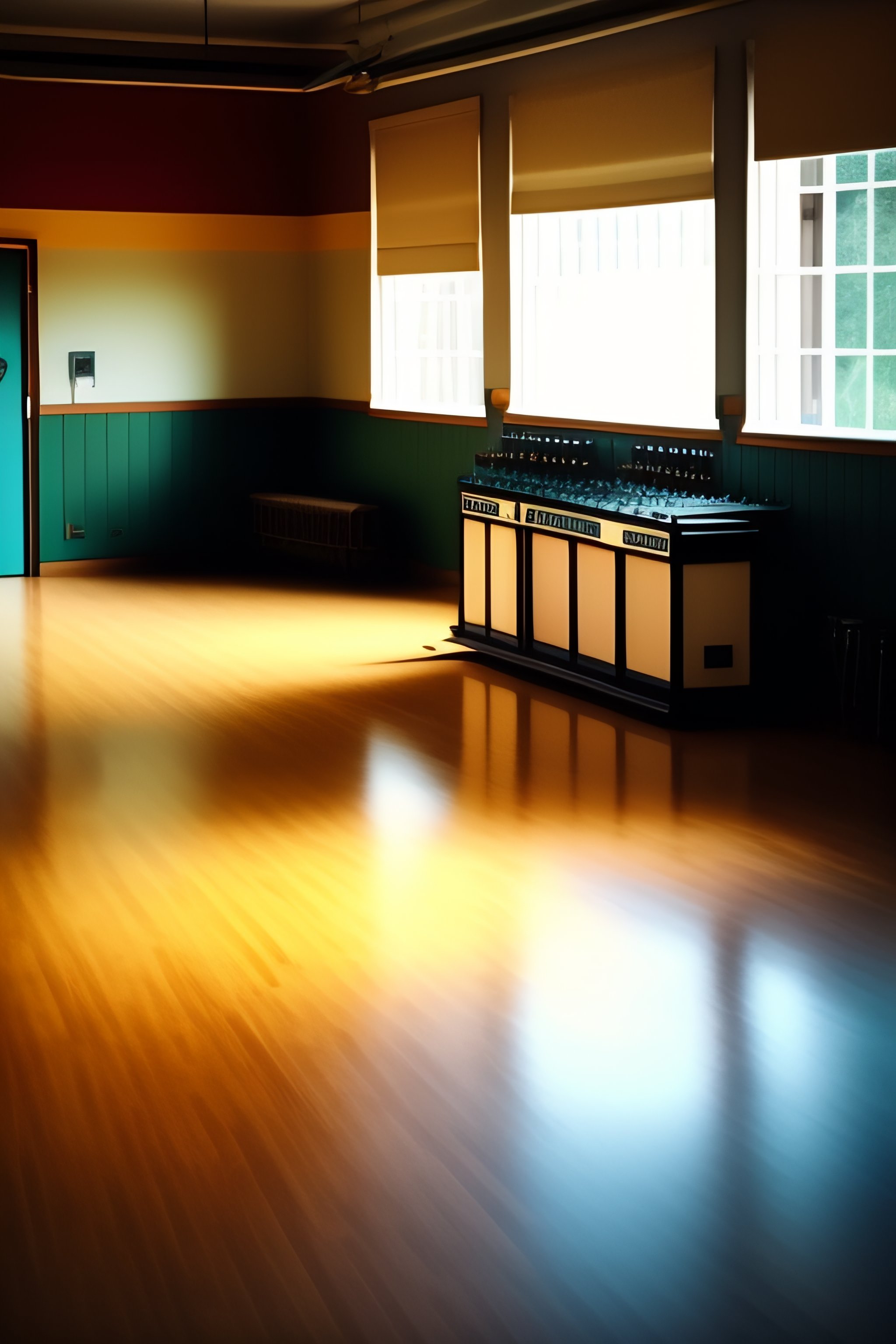 Lexica - Low quality liminal space empty band room lonely nostalgic large