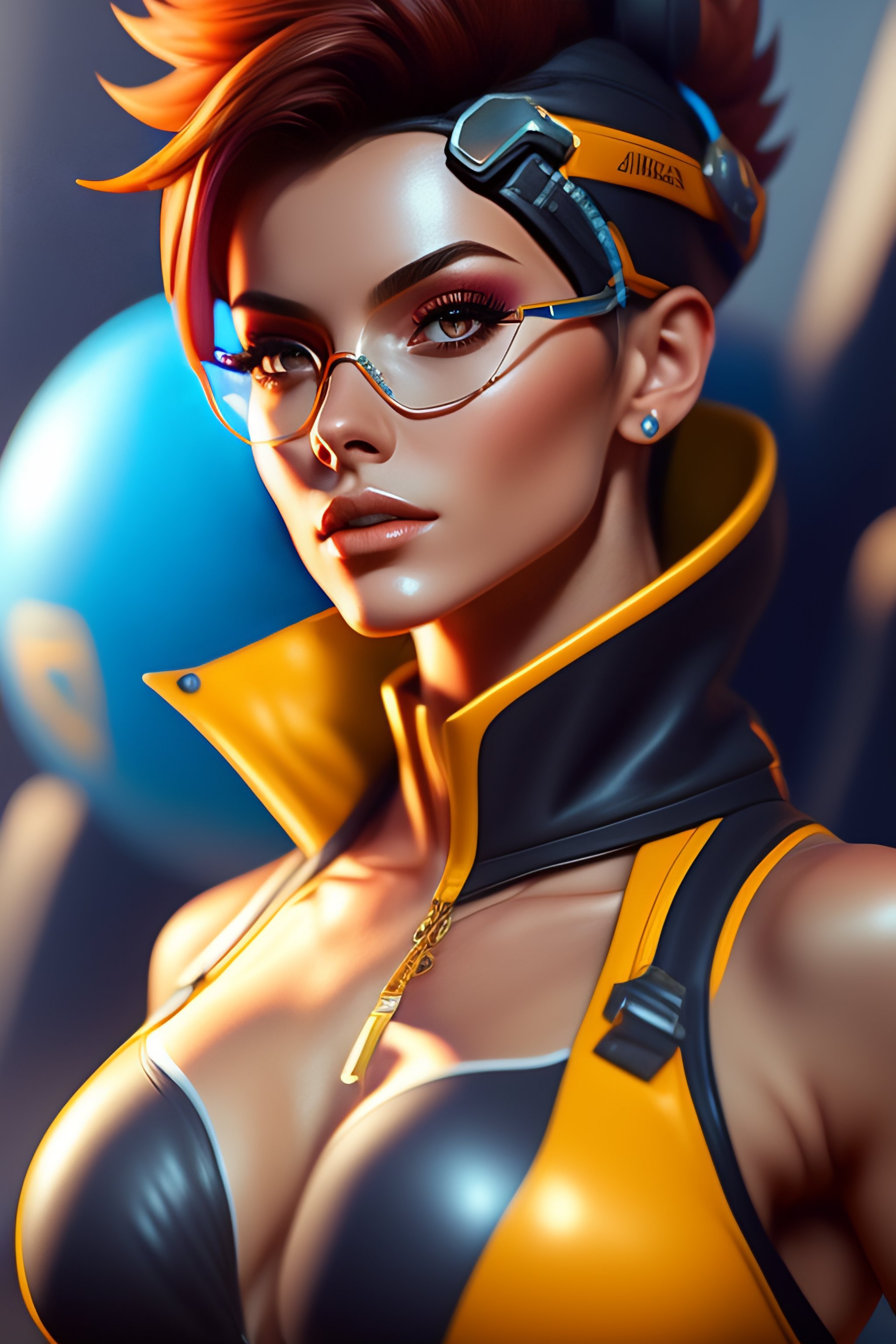 Fanart Tracer Overwatch (BIKINI), Overwatch