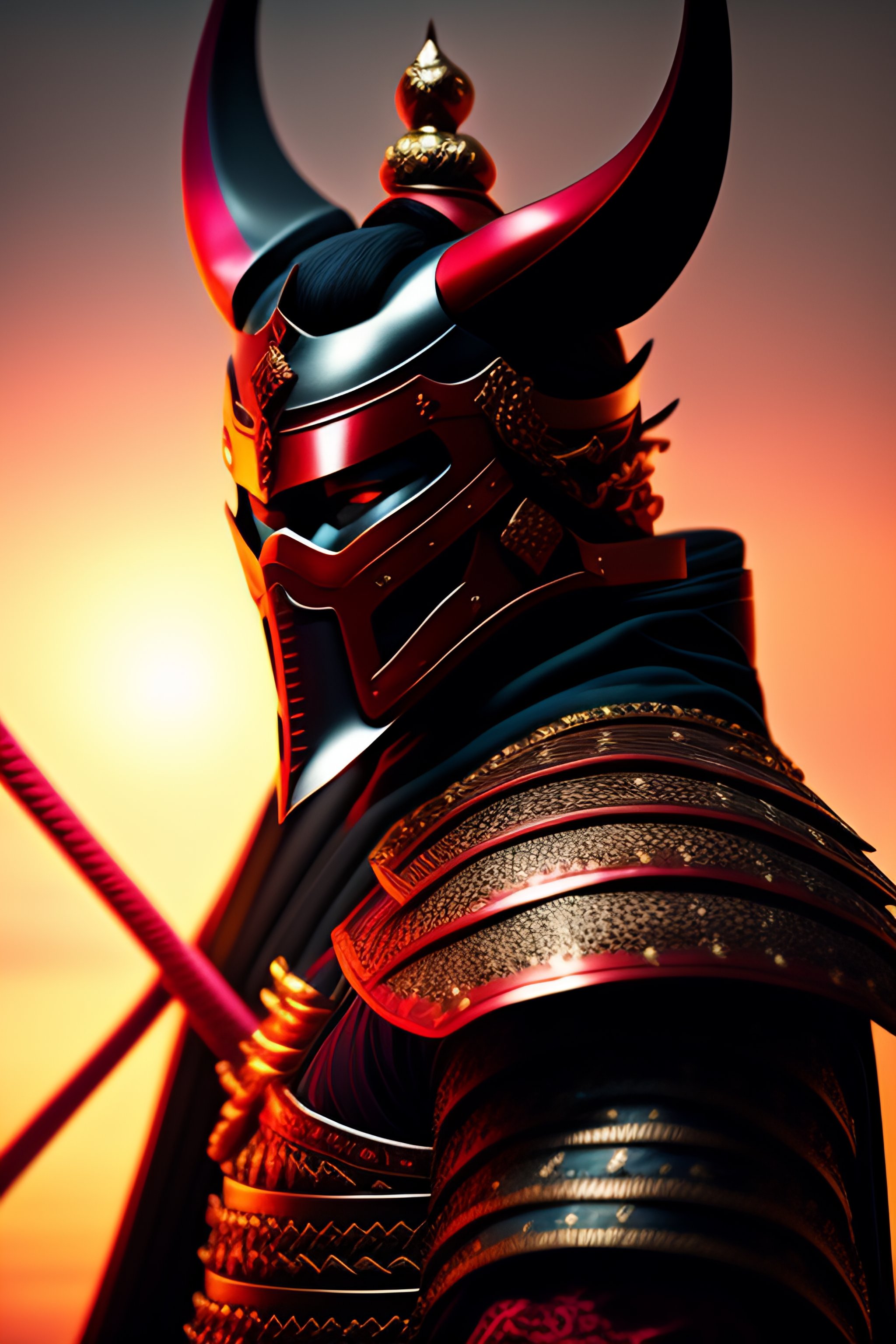 demon samurai armor