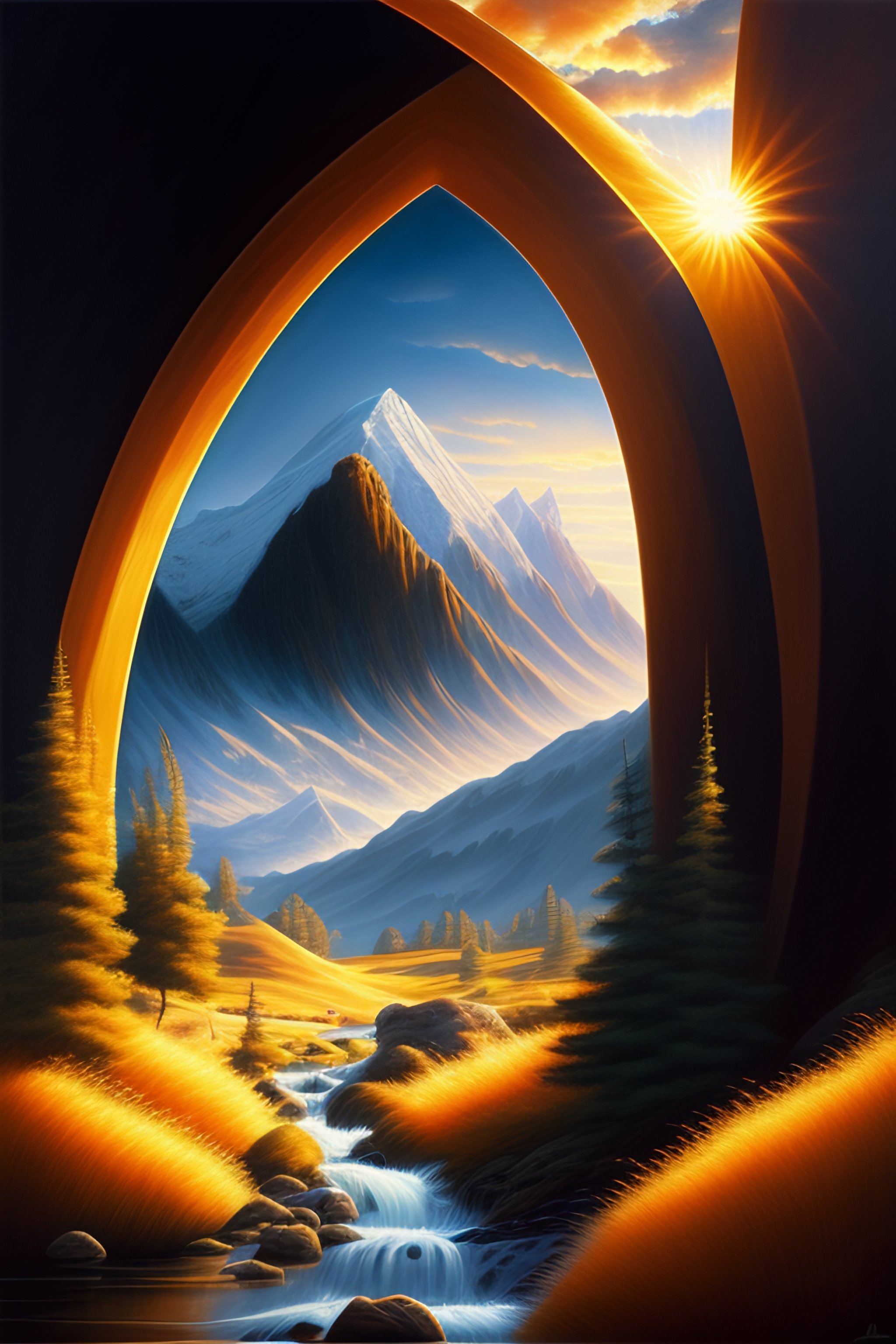 Lexica Landscape, lord of the rings, brothers hildebrandt, Akiane