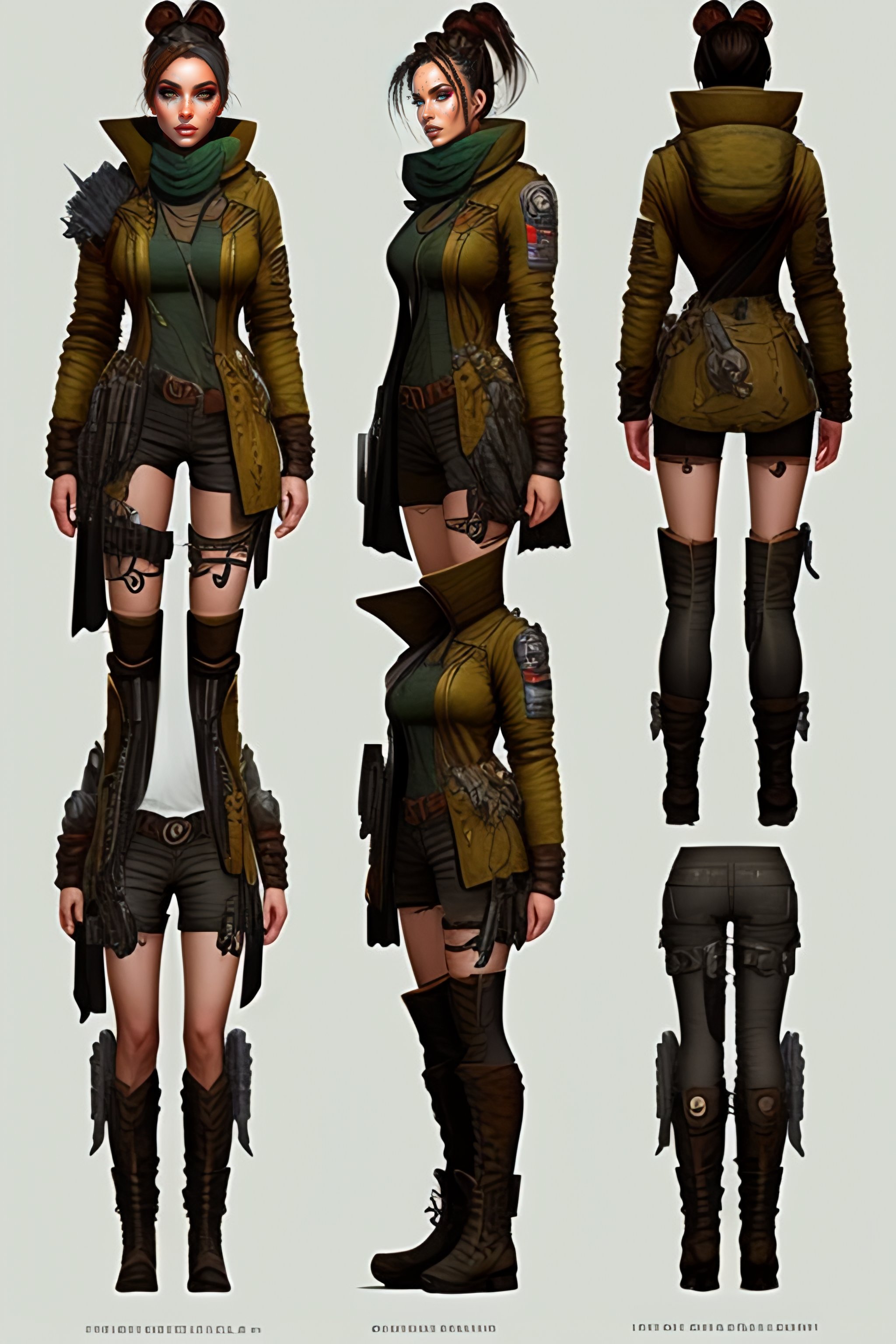 Lexica Concept Art Of Woman Post Apocalyptic Apocalypse Outfit With   Cf635199 B4d3 4331 A8ed Be2ab7457a3c