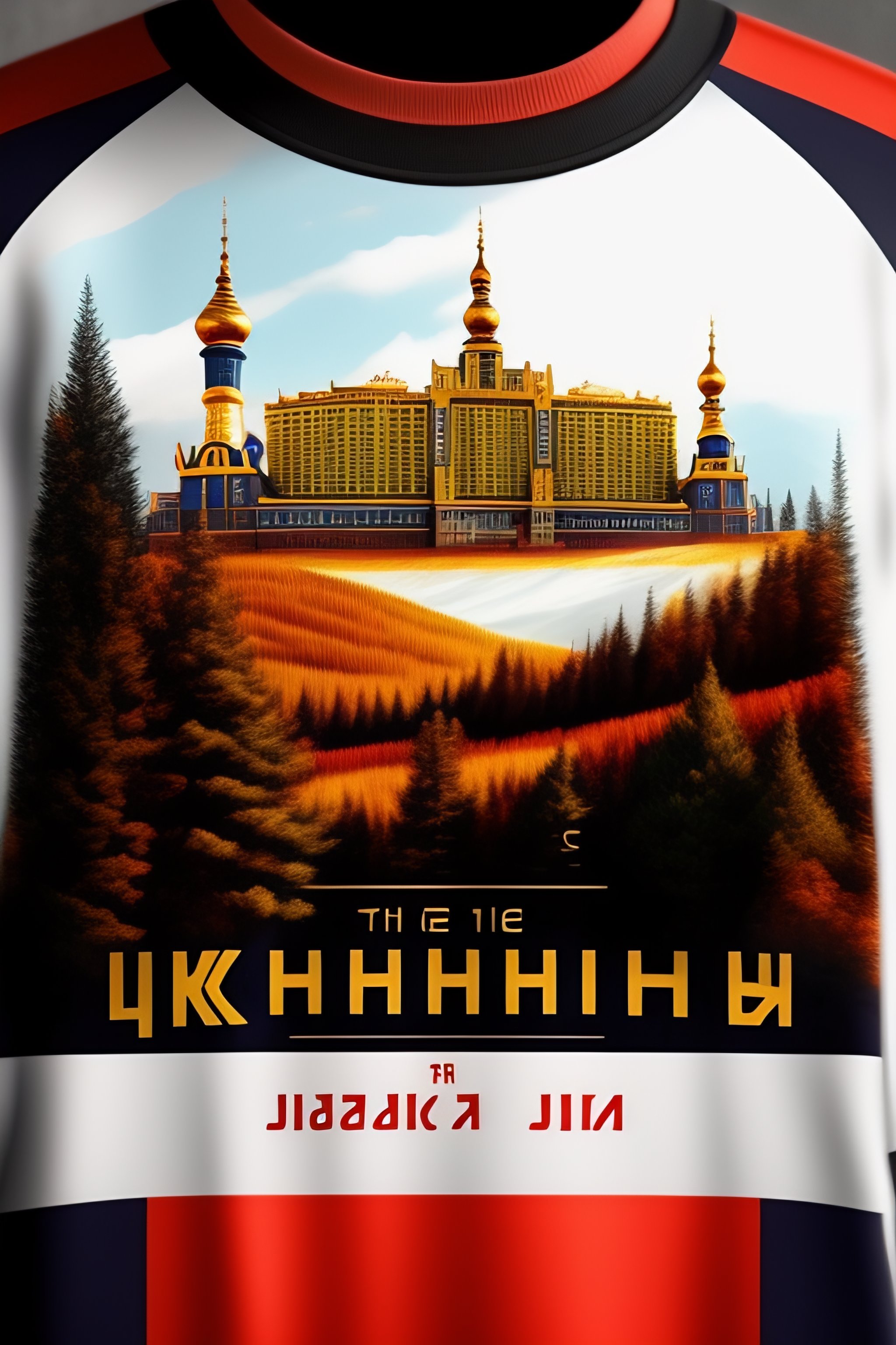 Lexica - The name of the Ukrainian city, drawn creative on a t-shirt