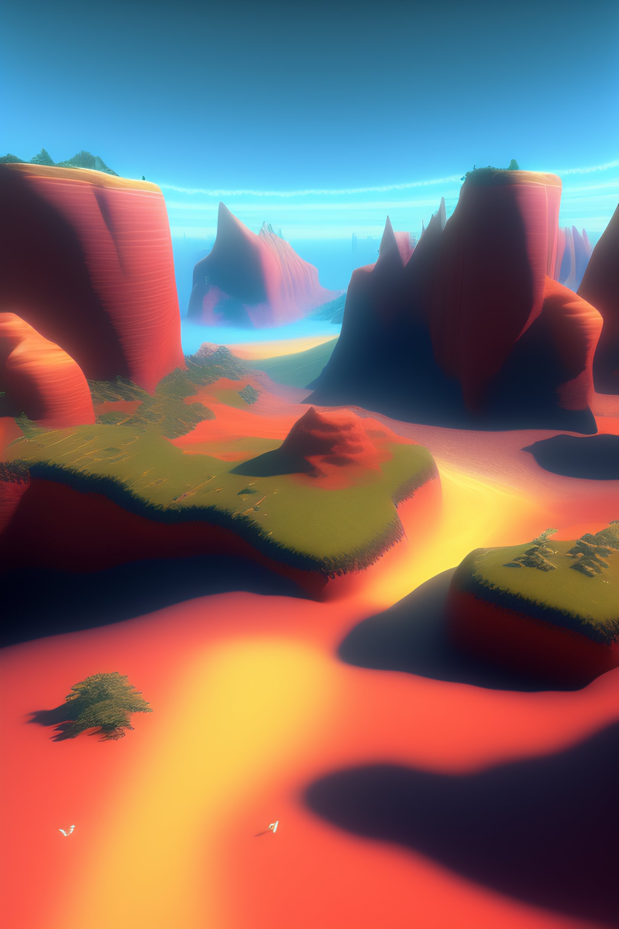 Lexica - 1997 games ,Ray-Tracing 3D Rendere,Vintage CGI from the 70's ...