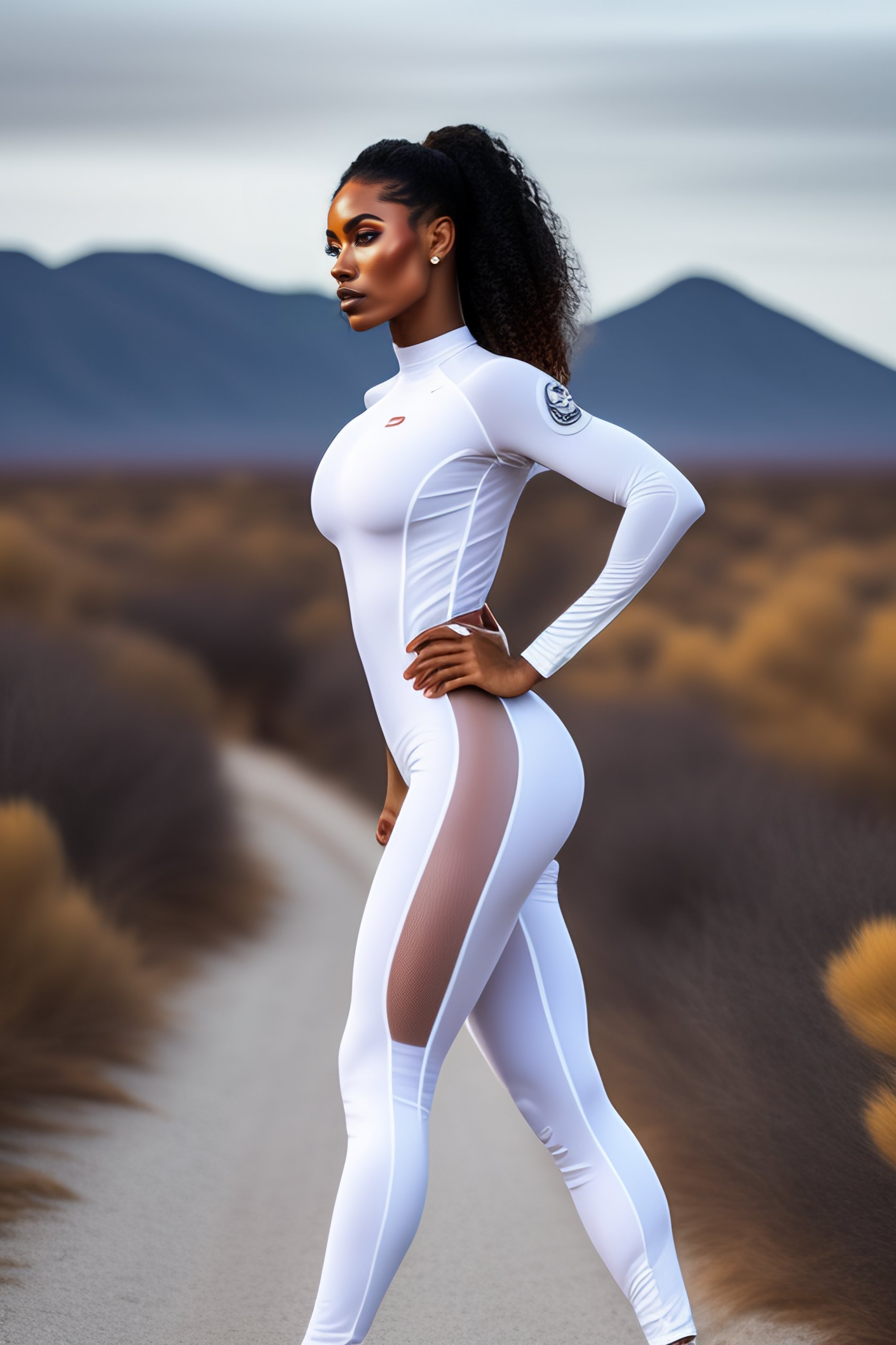 All shop white catsuit