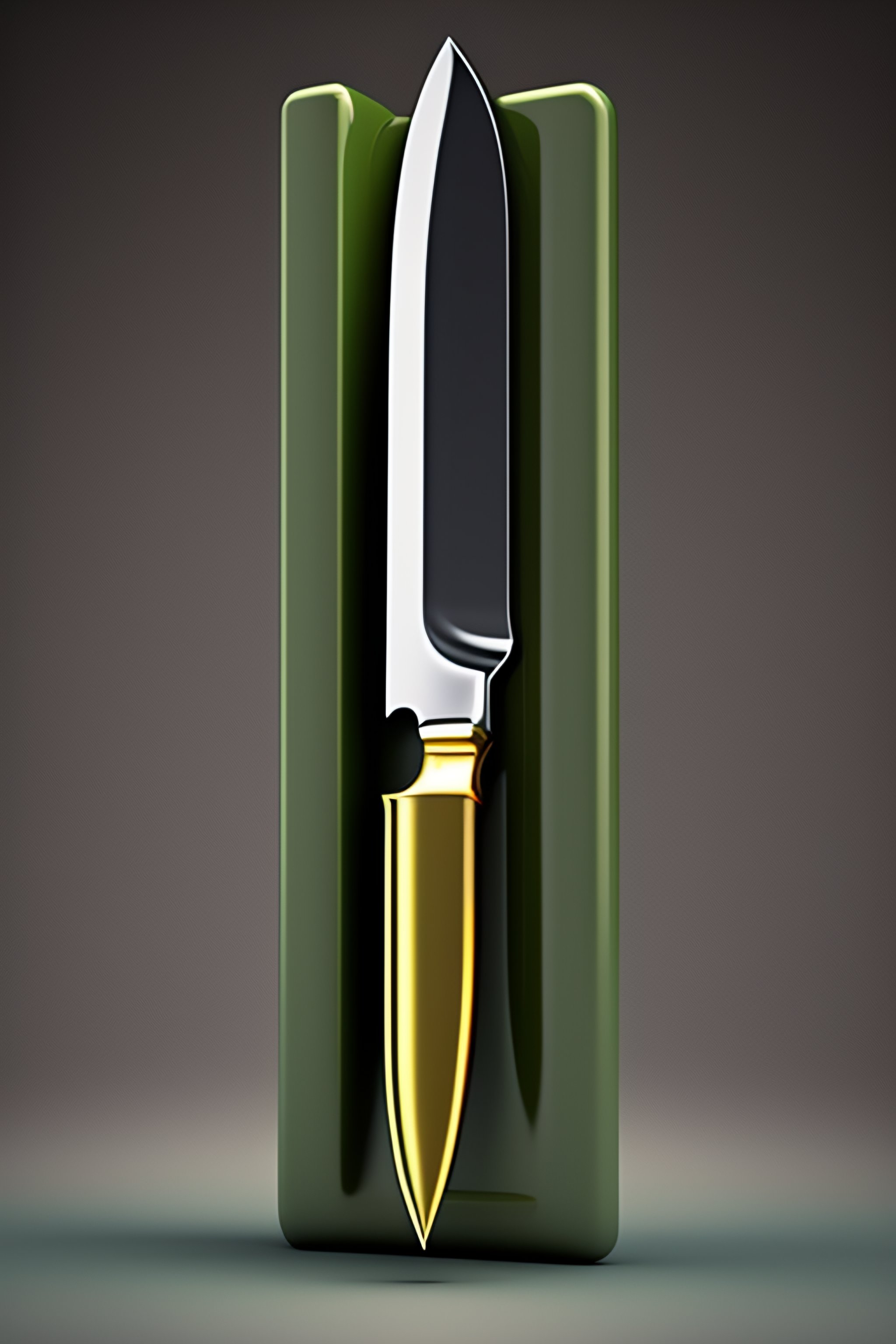 cartoon combat knife
