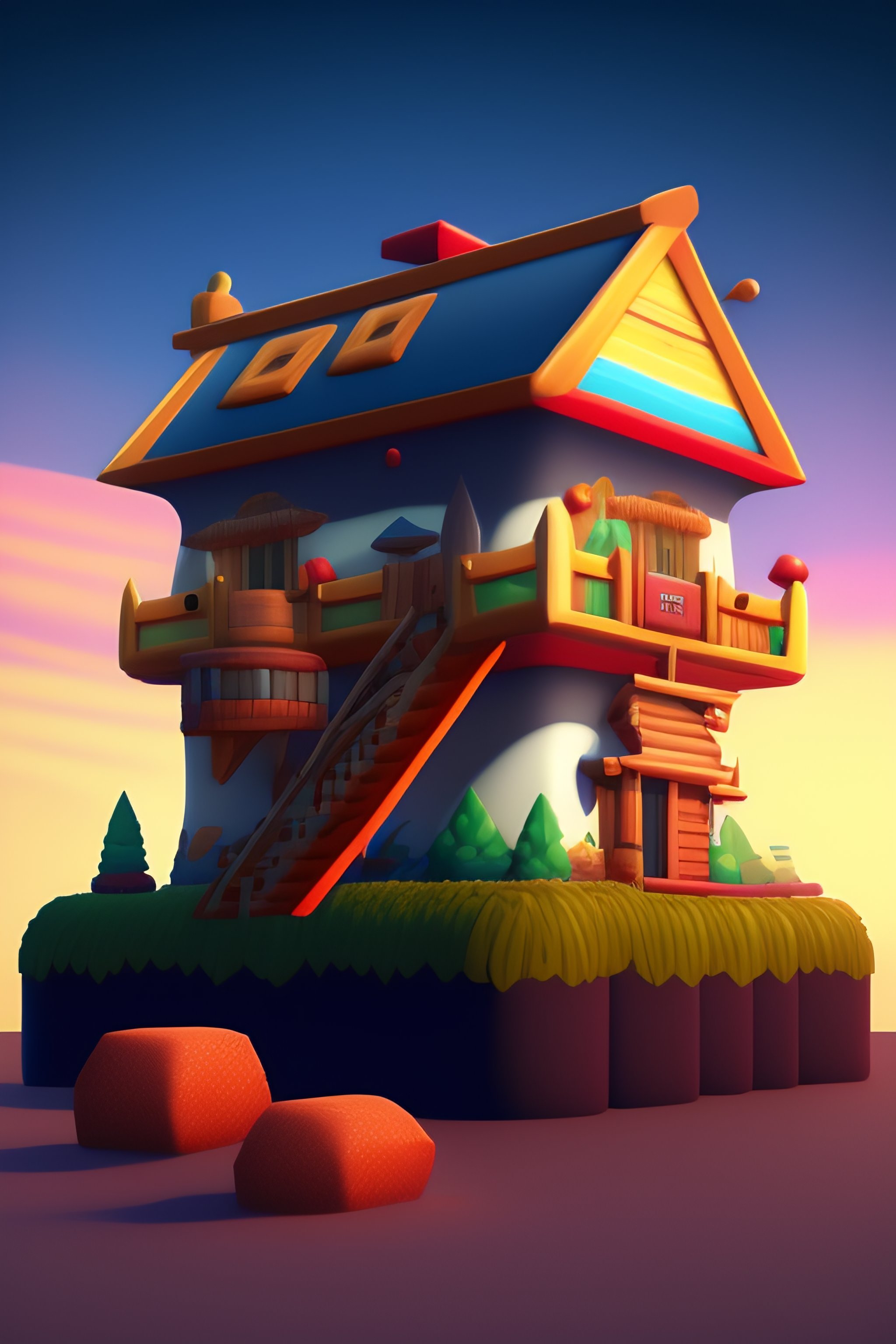 Lexica - 3d stylized game factory