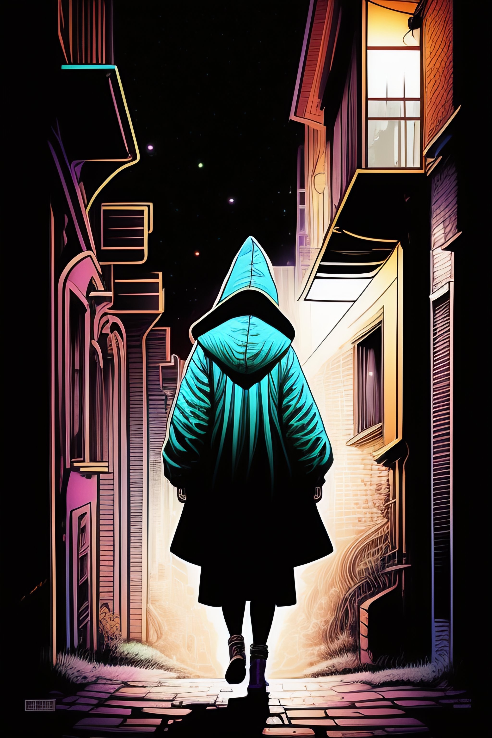 Lexica - Vintage 90's comic style environmental wide shot of a sketchy ...