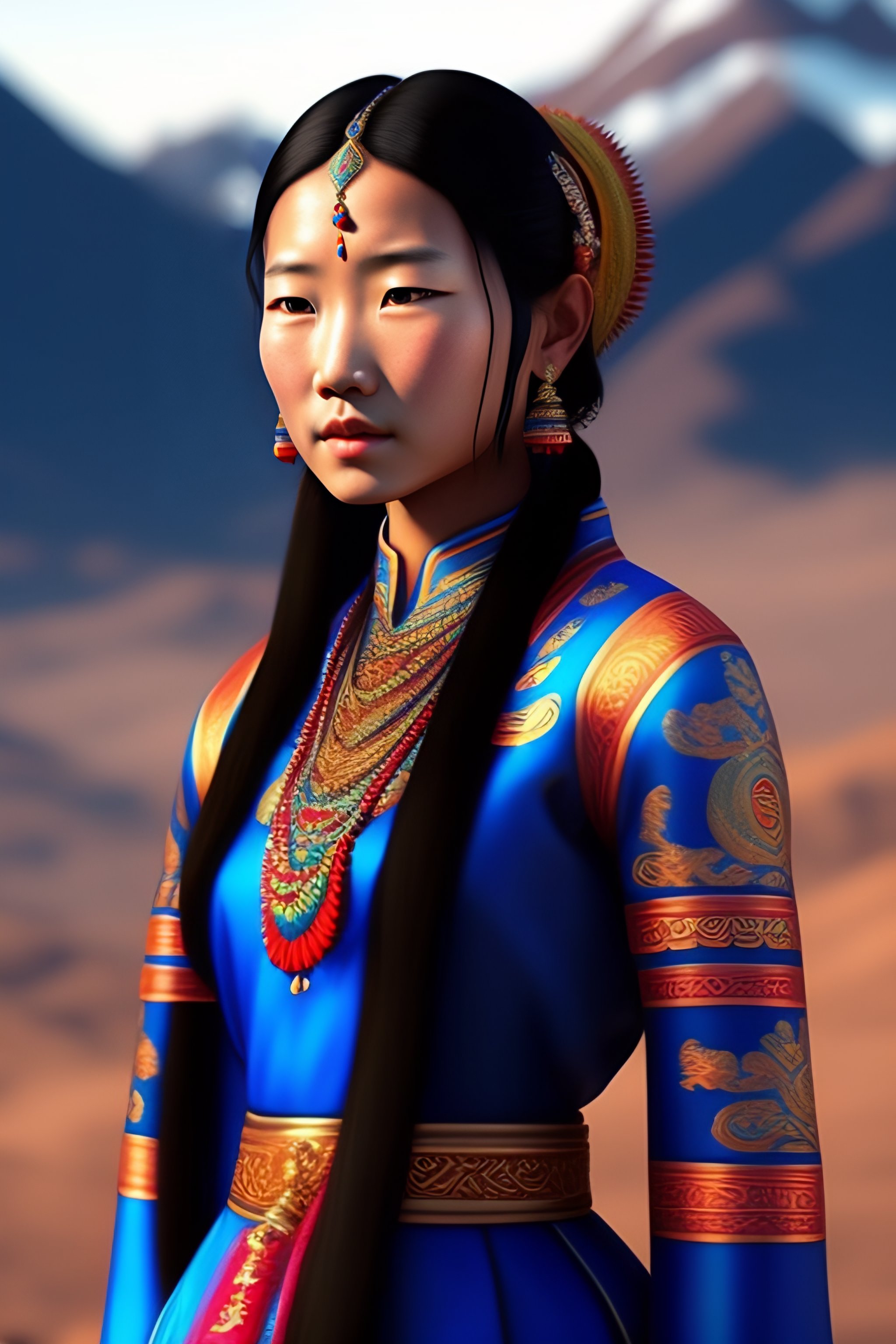 tibetan girl