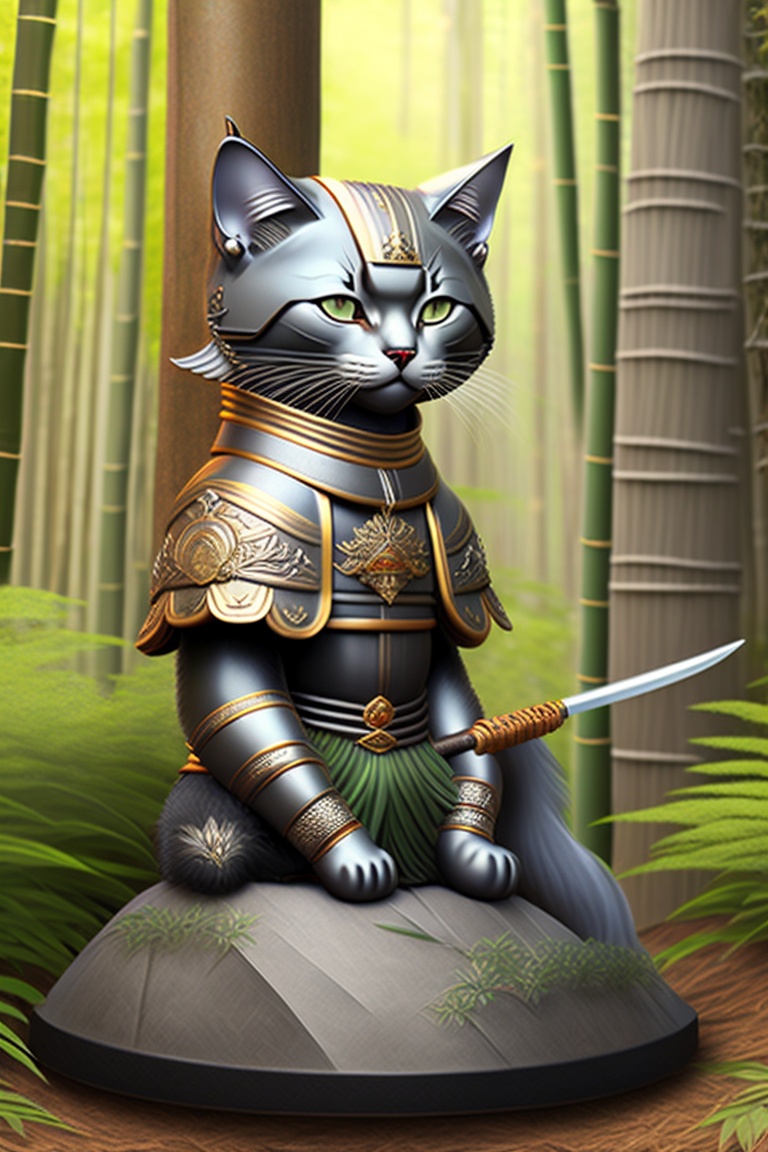 Lexica - In a mystical realm where ancient traditions and feline grace ...