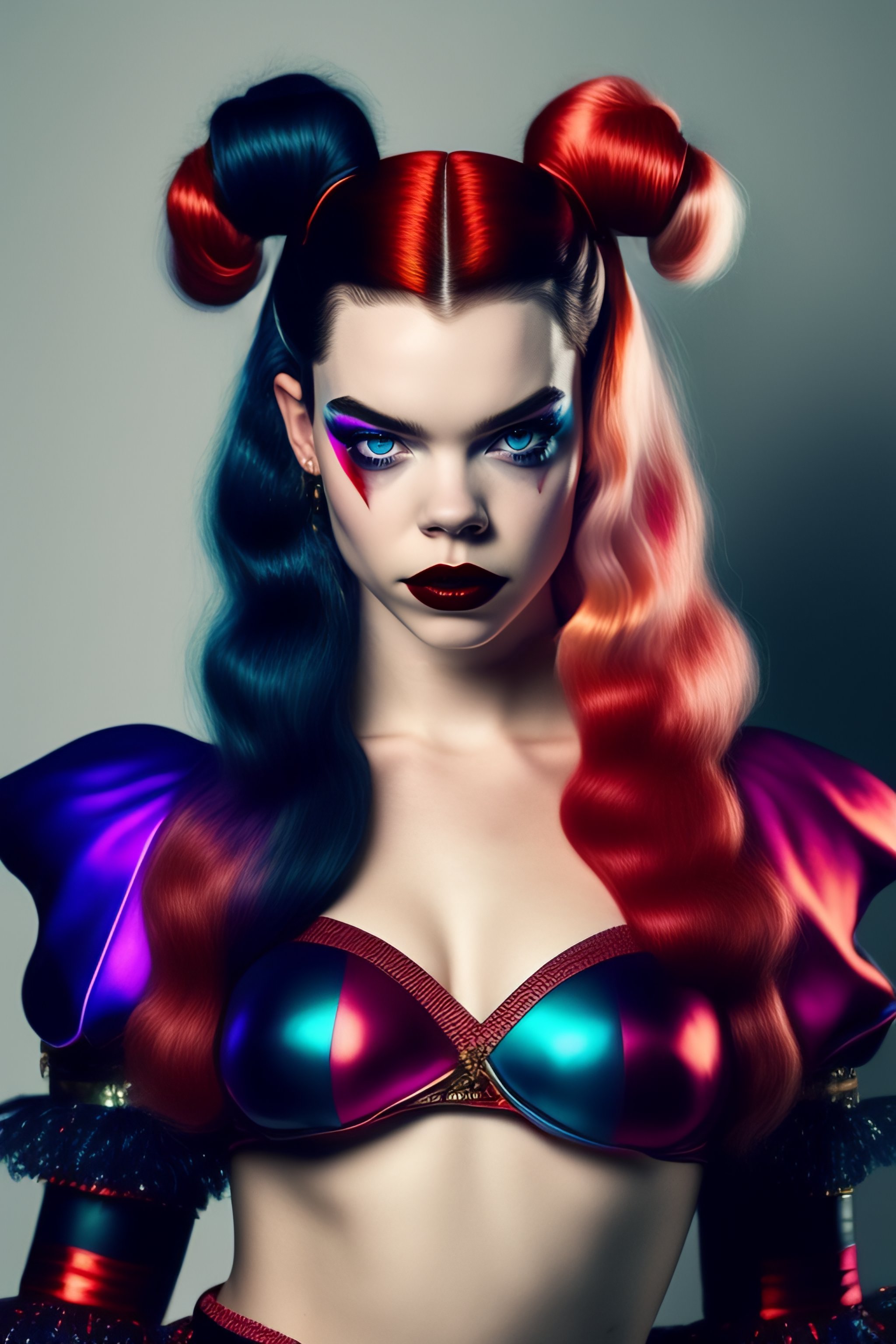 This Look At Anya Taylor-Joy As Harley Quinn Is Stunning