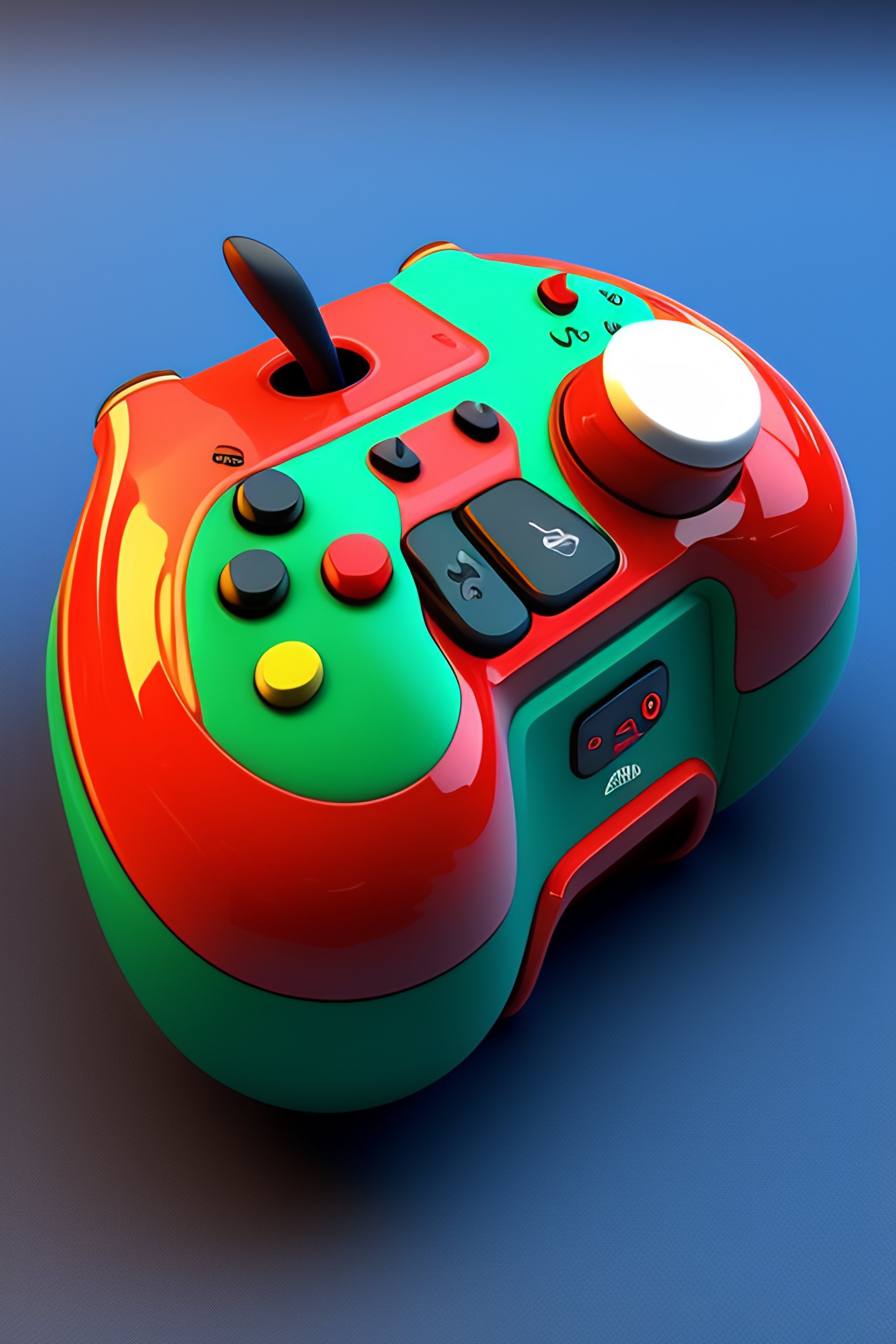 Lexica - Dr. seuss style video game controller, 8k
