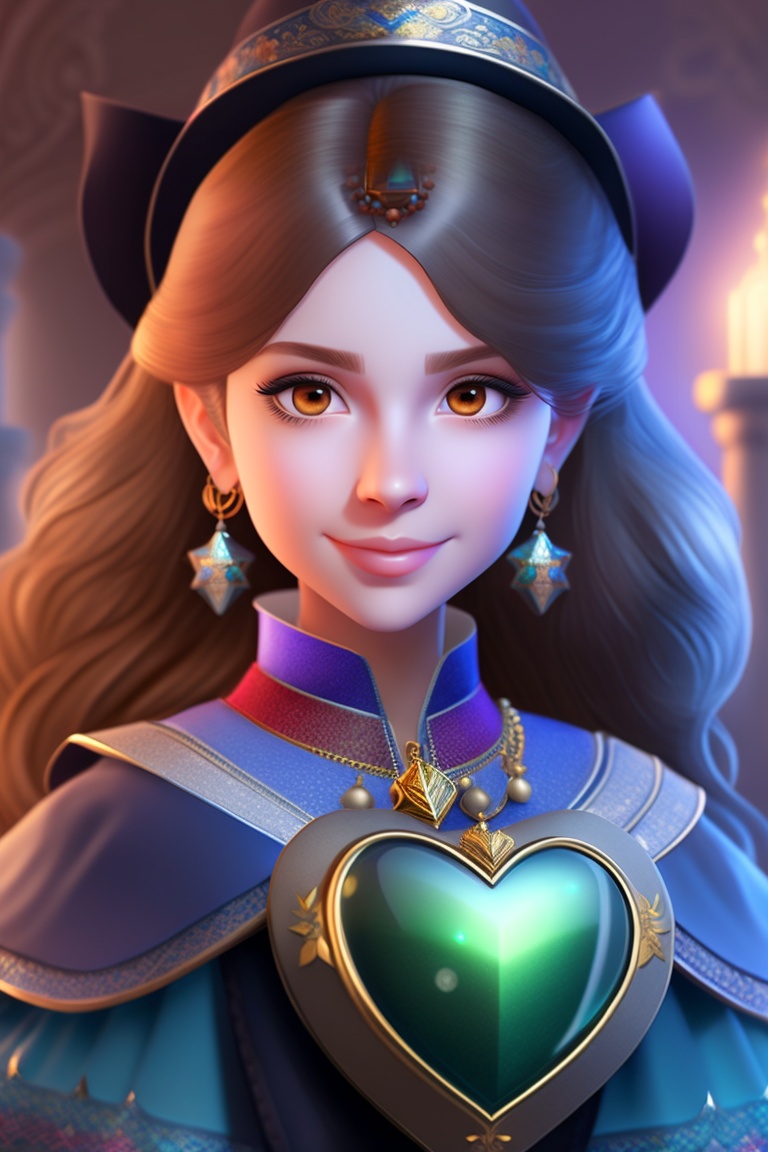 Lexica - With the amulet in hand and a heart full of courage, Cecilia ...