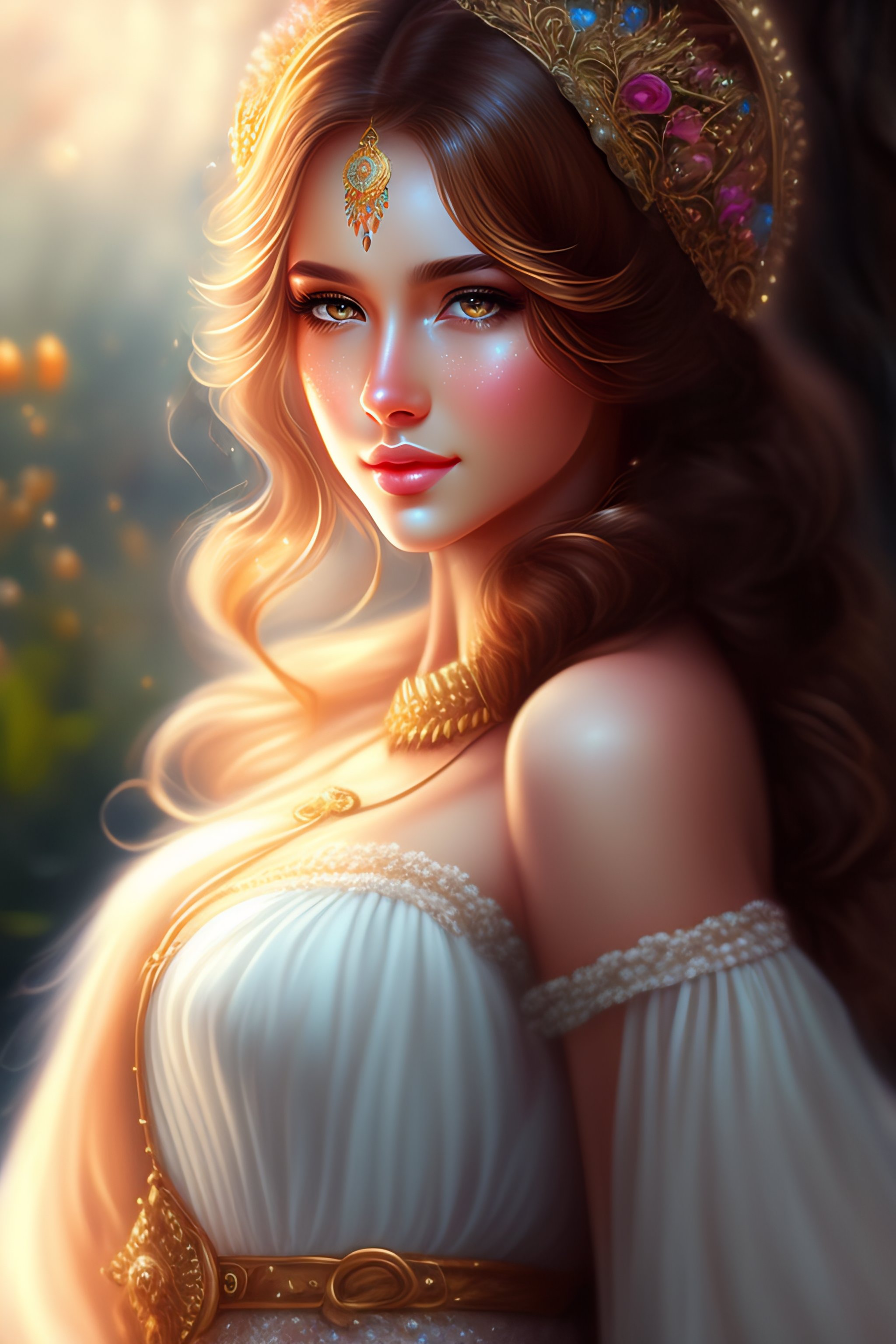 Lexica Realistic Beautiful Gorgeous Natural Cute Fantasy Elegant Lovely Princess Girl Art