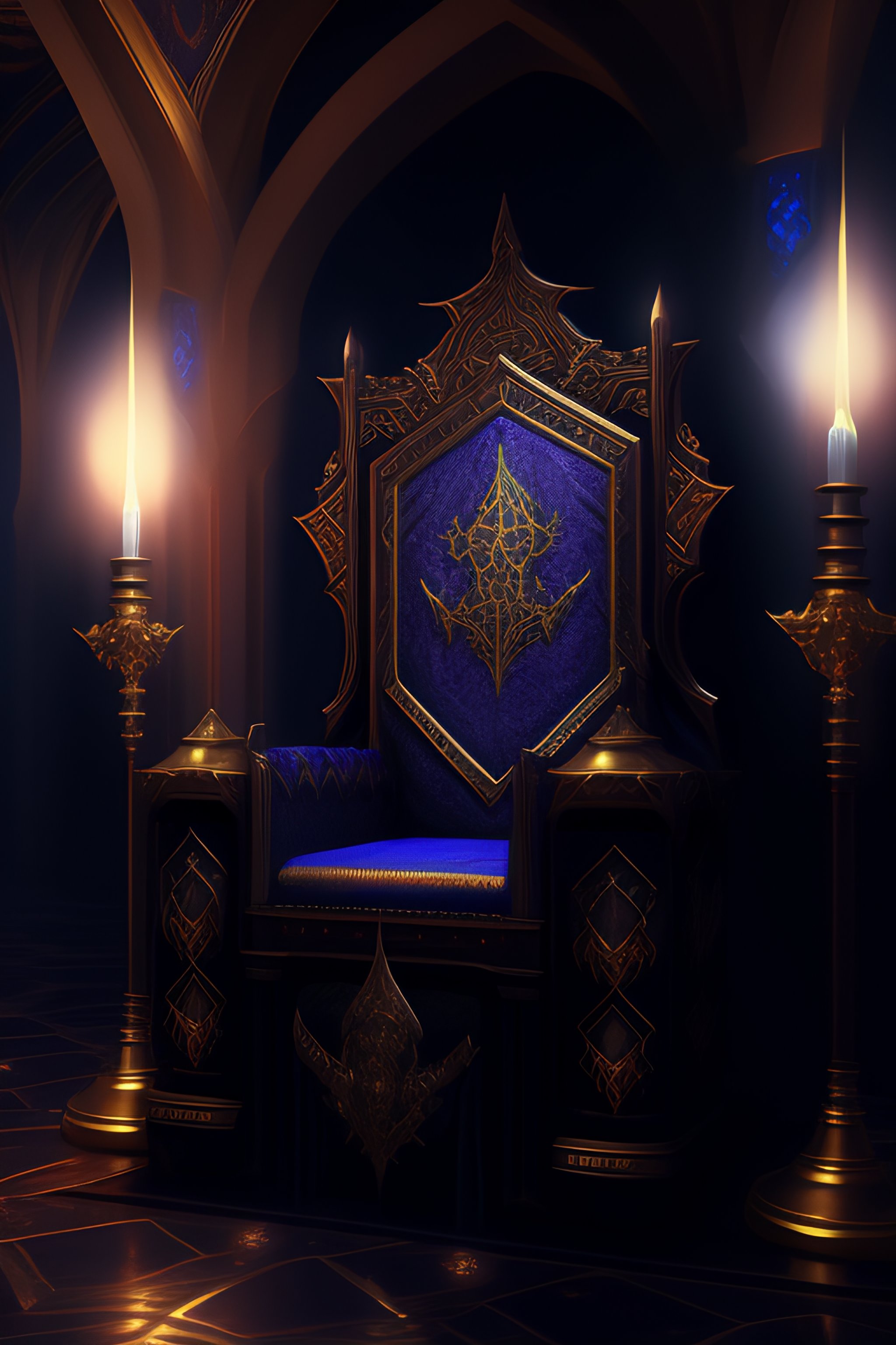gothic throne room