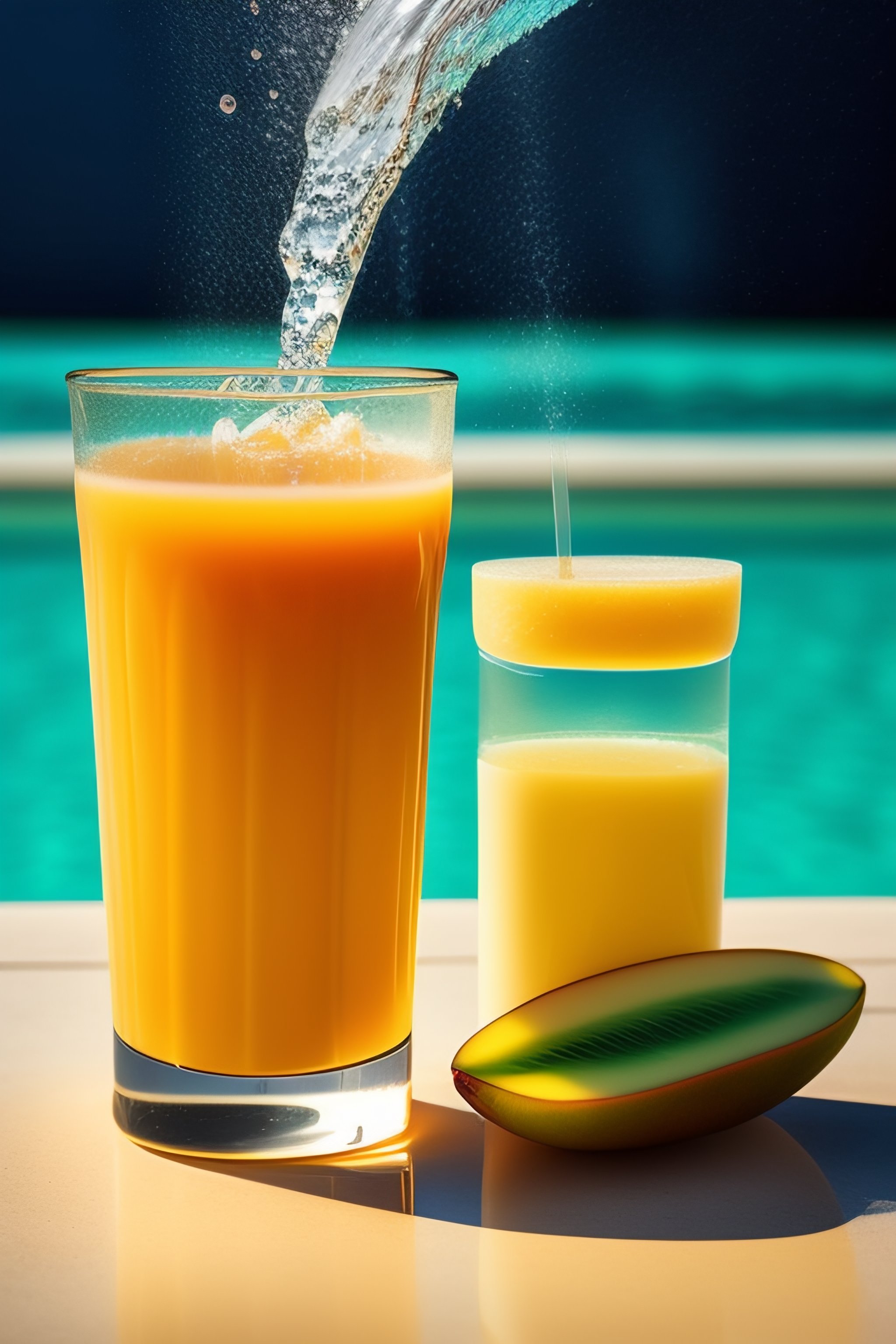 Lexica - Mango juice swimming pool