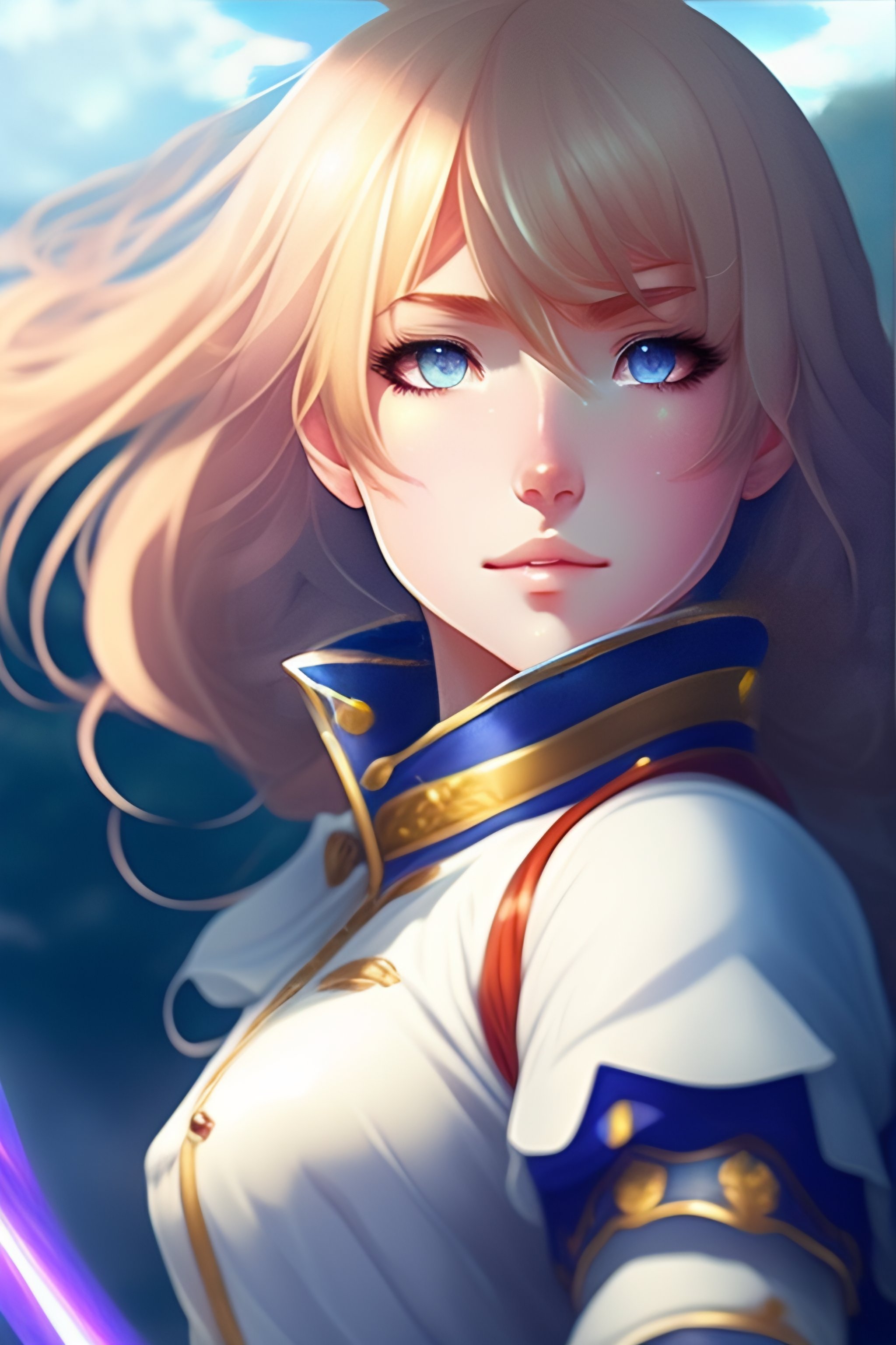 Lexica Cute Anime Girl Long Hair Green Eyes Blue Hair vrogue.co