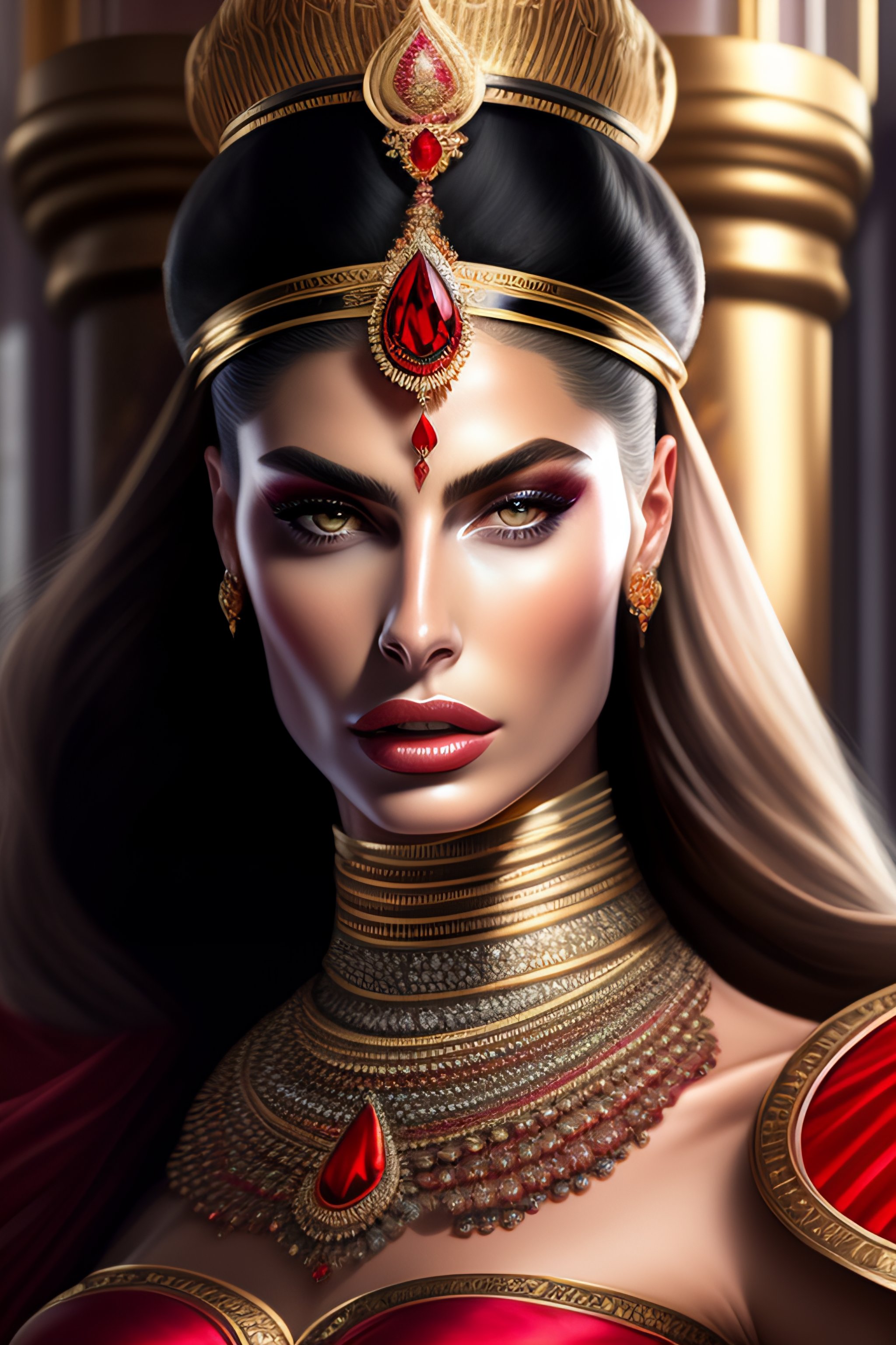 Lexica - Ultra realistic illustration, a stunningly beautiful persian ...