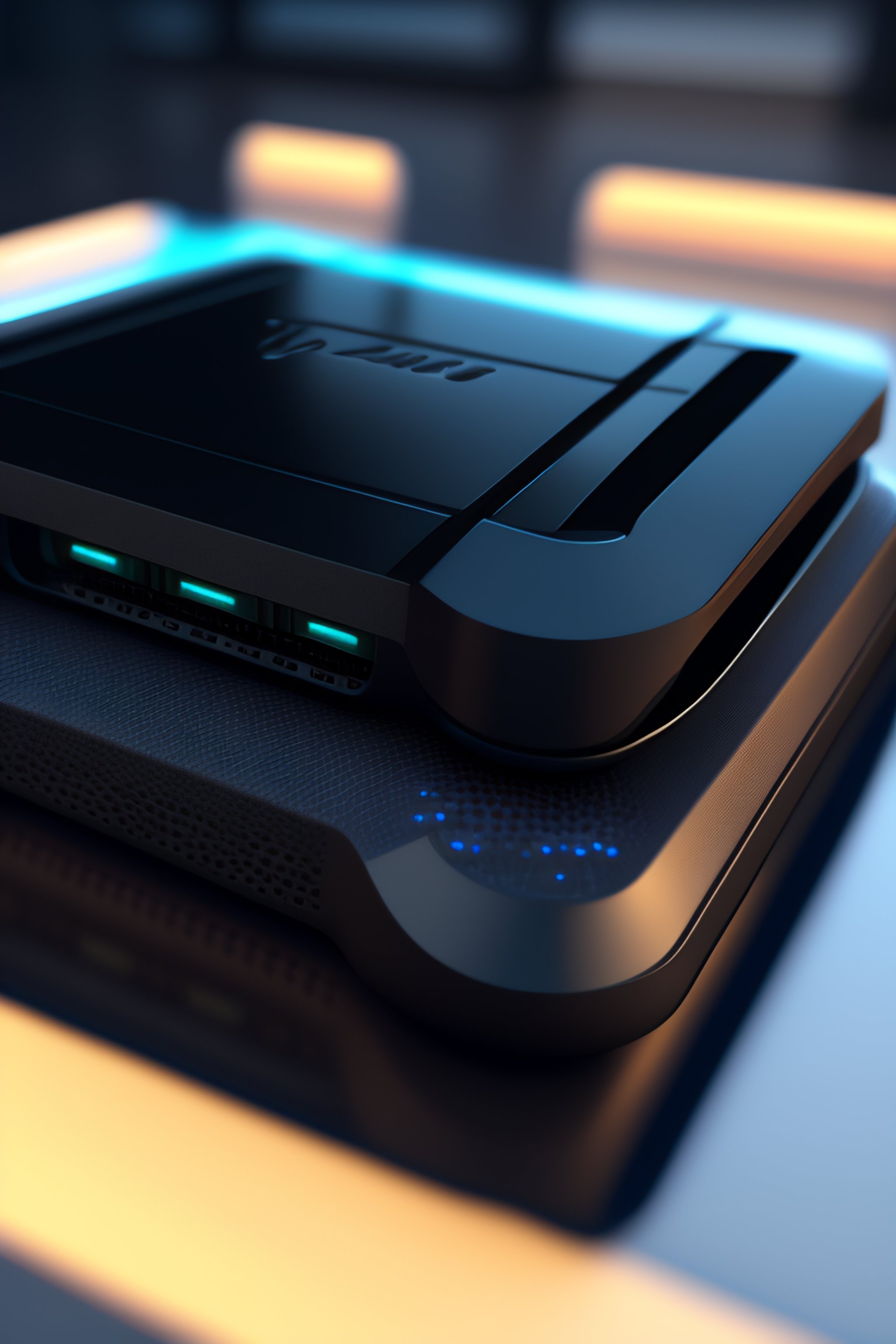 Lexica - Game console made of water, organic, photorealistic ...