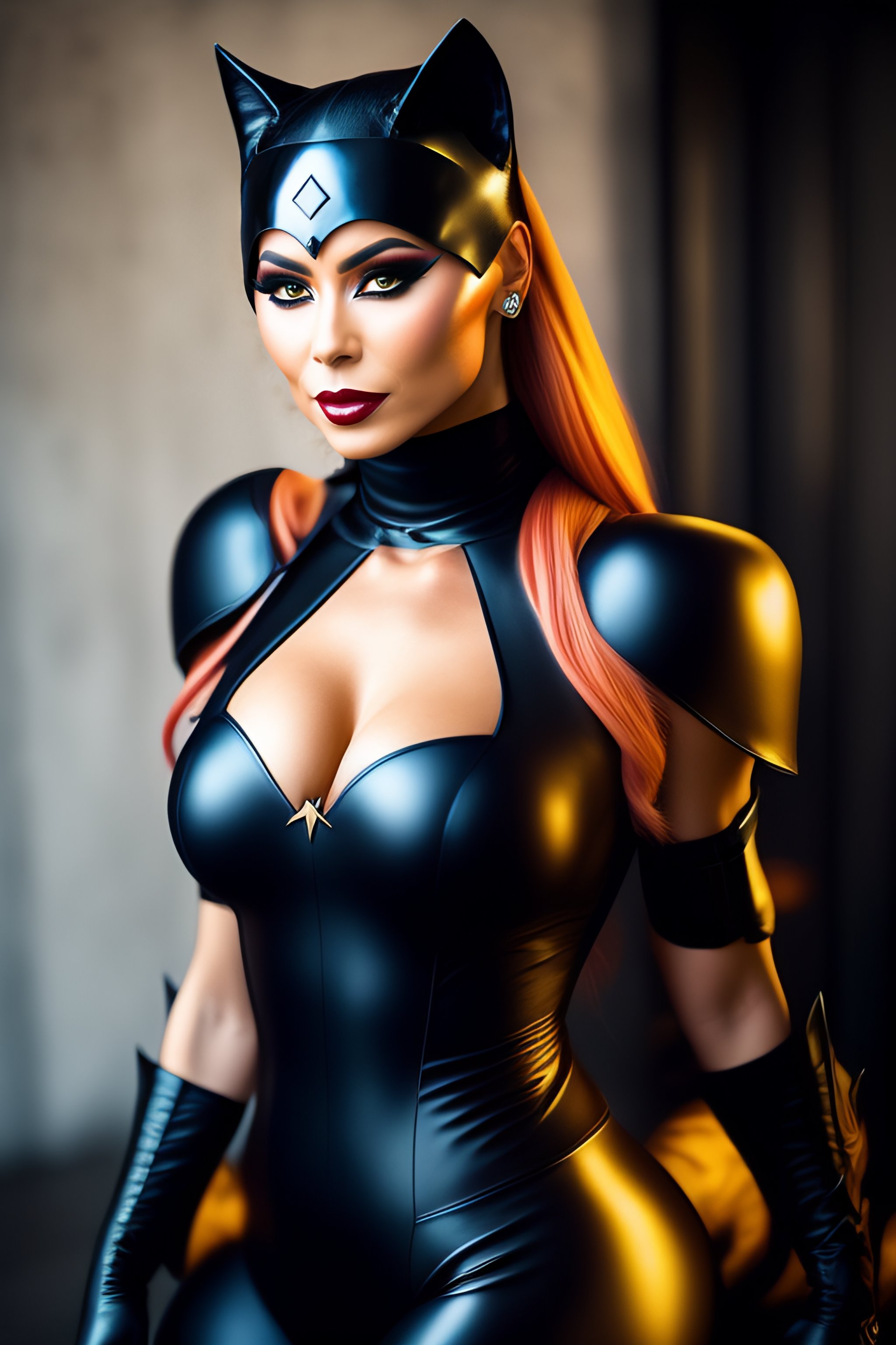 Lexica Cat woman cosplay