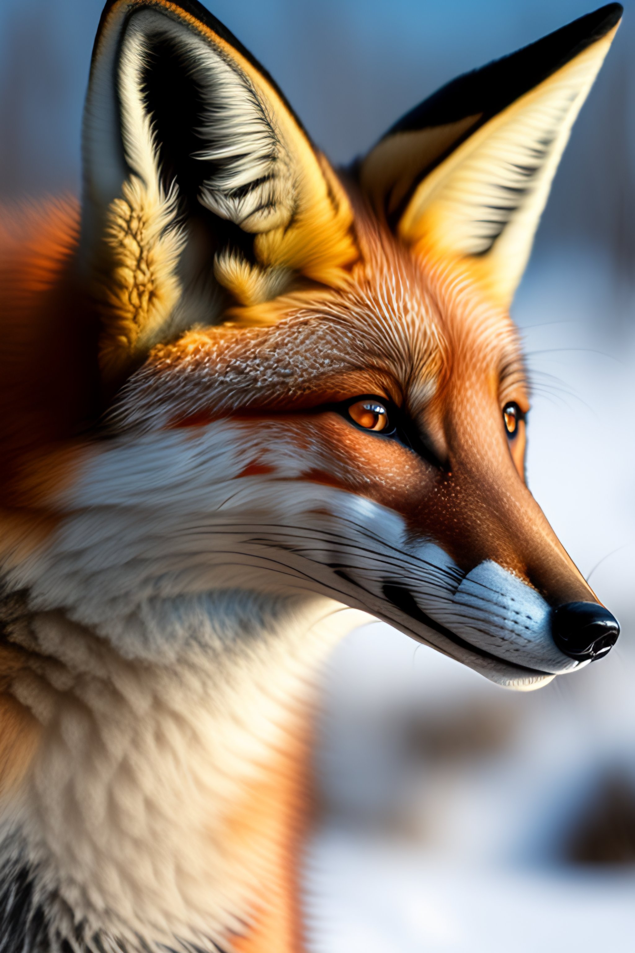 Lexica - Detailed portrait of a fox