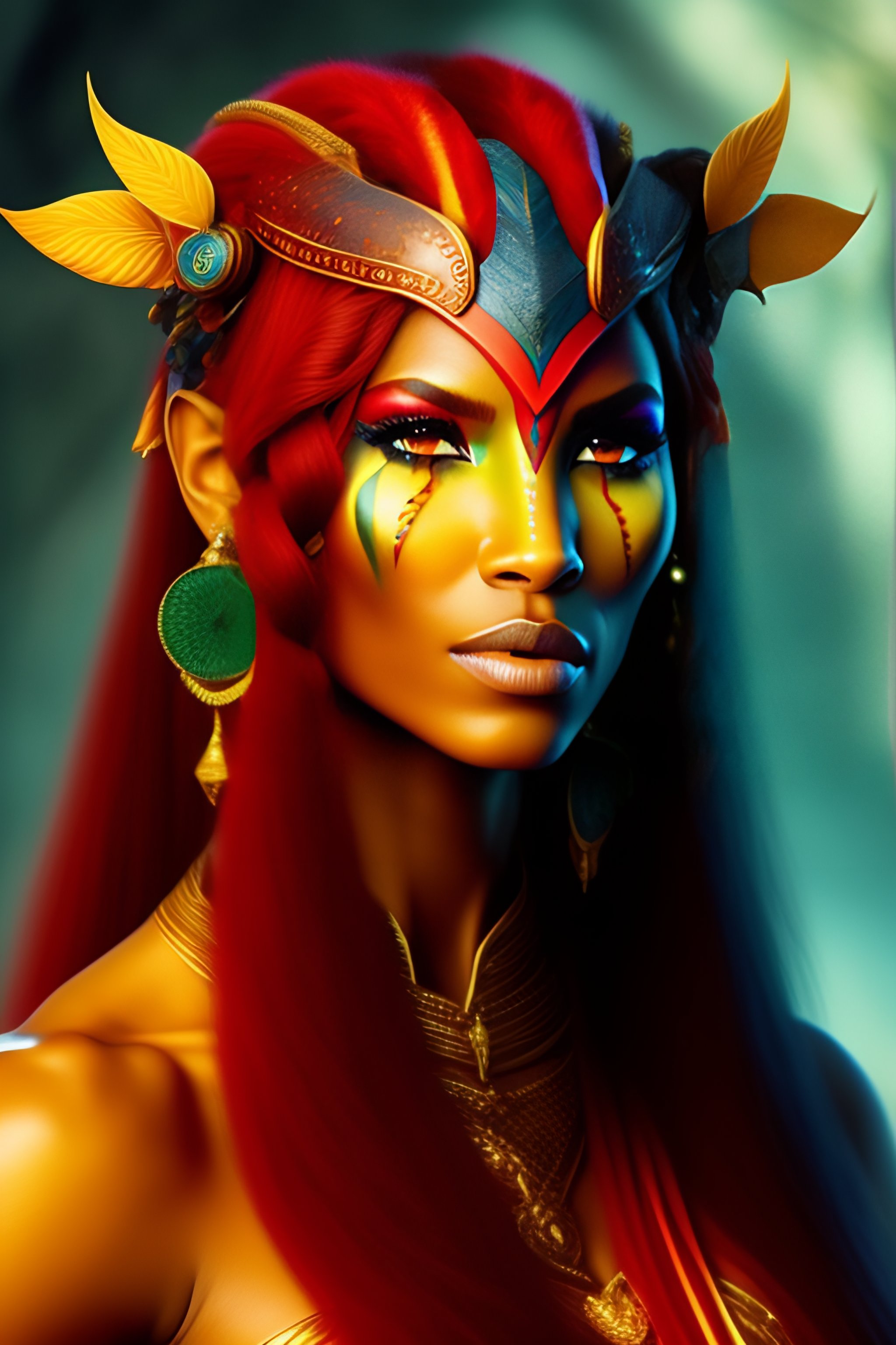 Lexica - Na'vi from avatar, red, strong, male