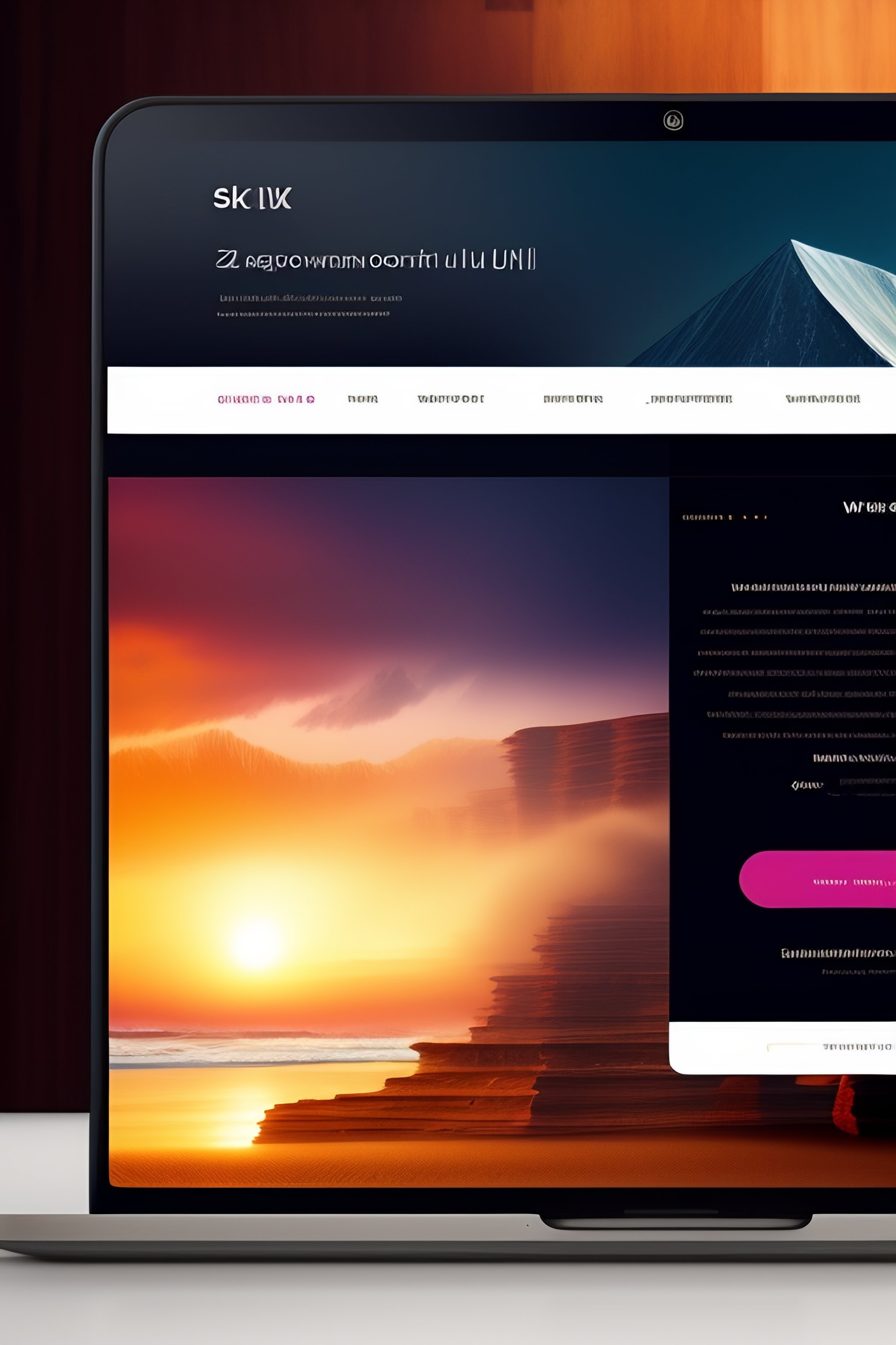 Lexica - Website , ui uix , skech