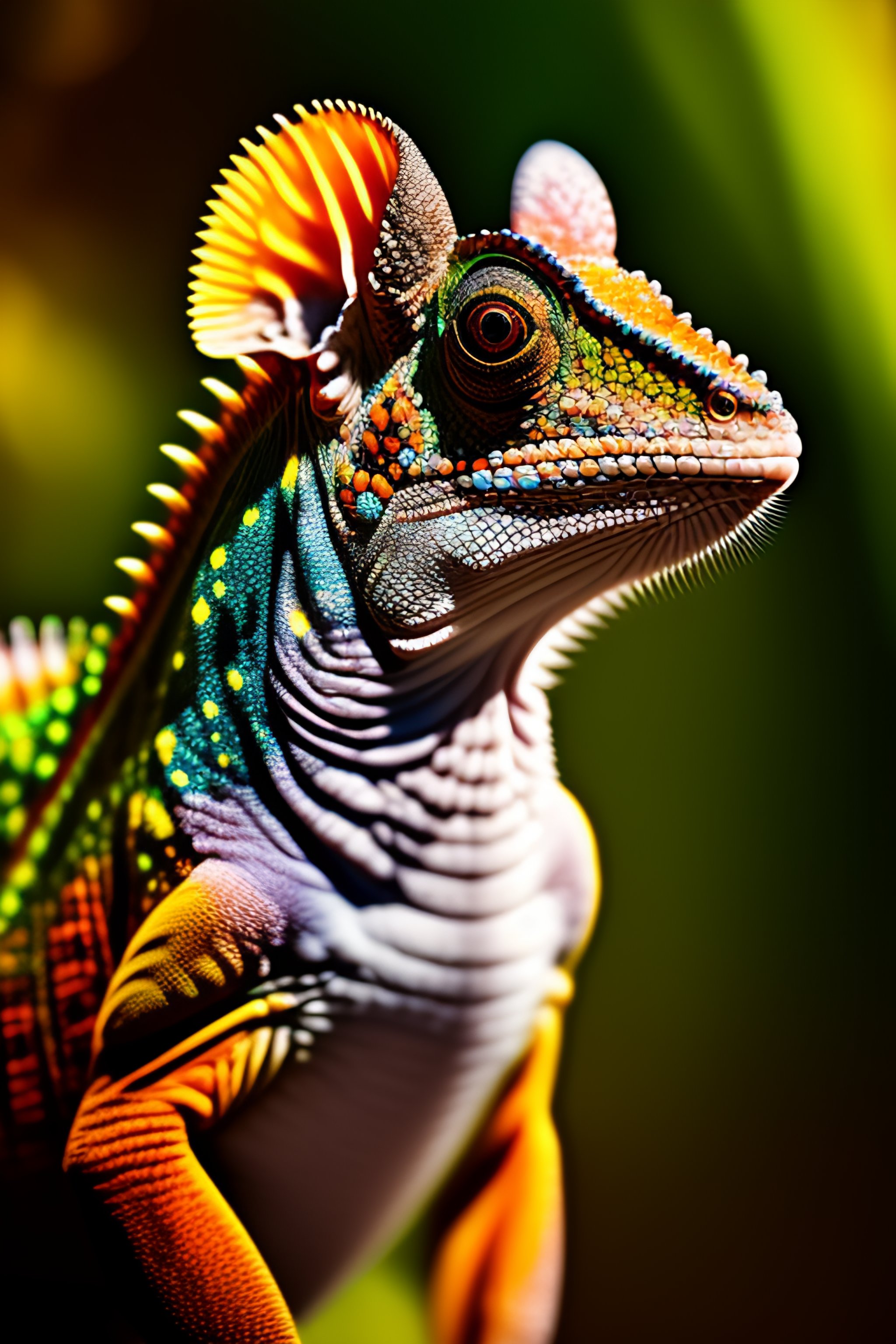 Lexica Chameleon in armor