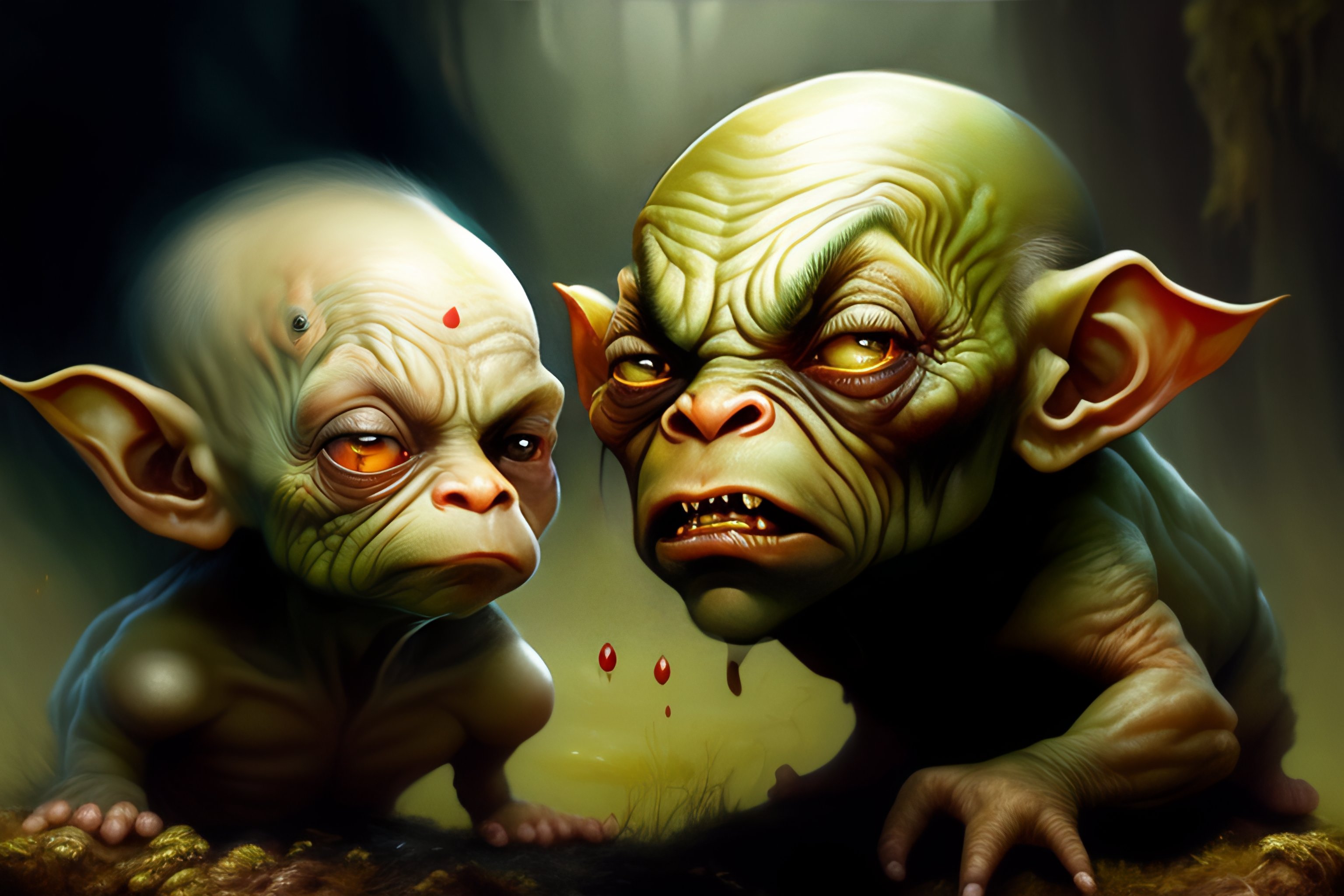 Lexica - Gollum benjamin Tiago Hoisel style like the film lord of the rings