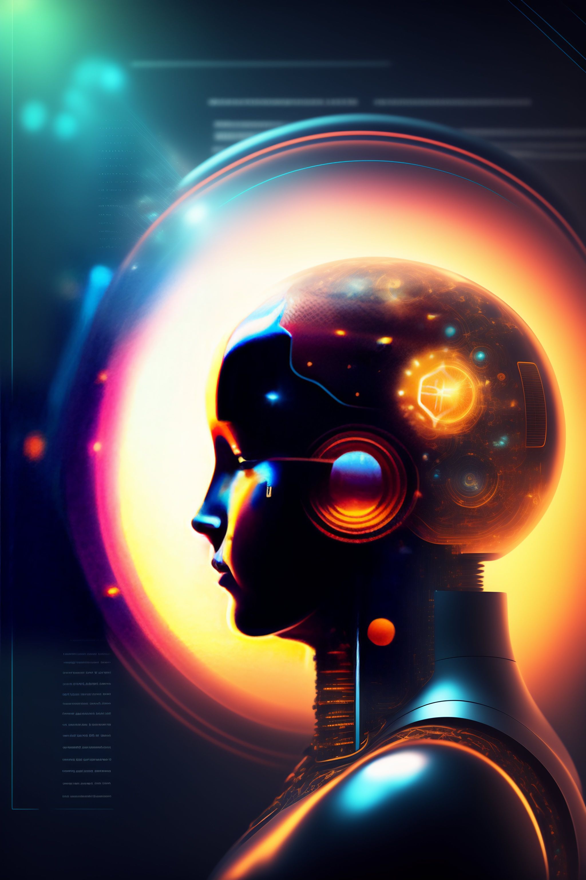 Lexica - Illustsration of artificial intelligence and information ...