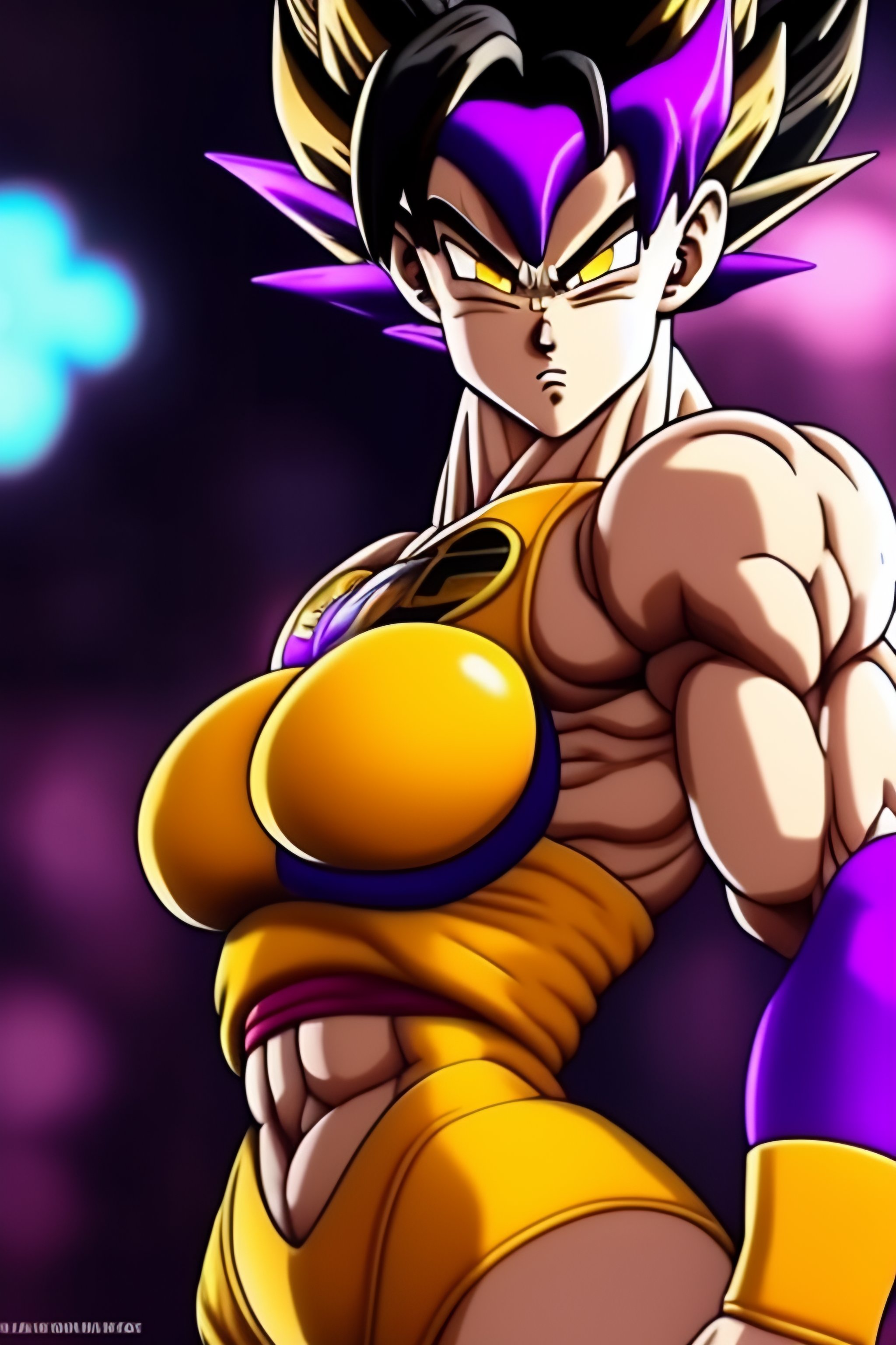Lexica - Creacion de una IMAGEN DEL ANDROIDE 18 de dragon ball z con cuerpo  DESNUDO