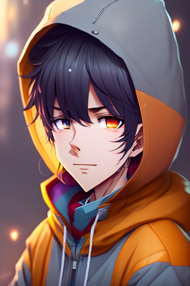 Hoodie discount boy anime