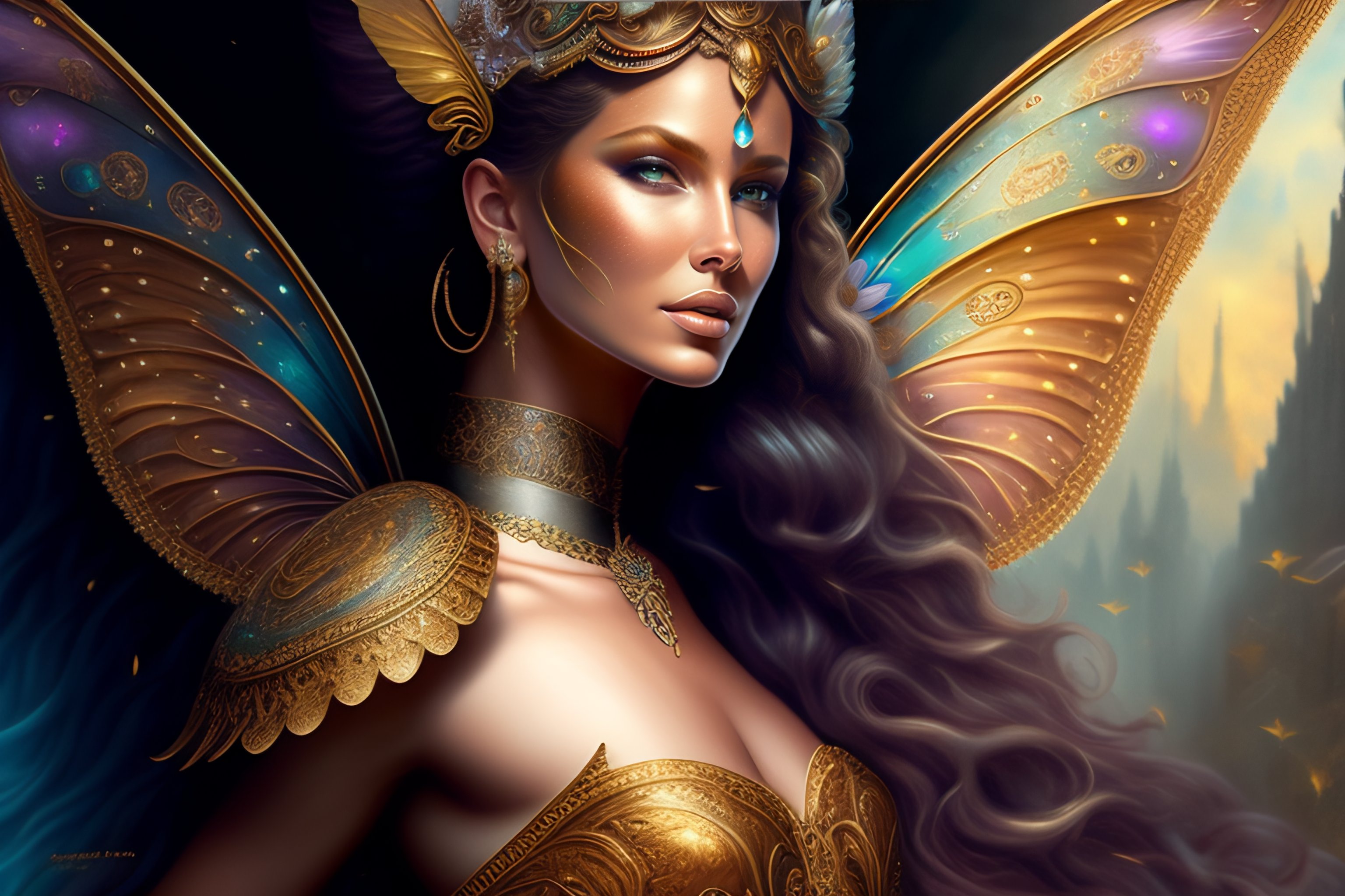 Lexica - The Beautiful Fairy Queen, fantasy art, hyper detailed,  hyperrealism, beautiful, complex, hyperdetailed, intricate, elaborate,  photorealisti...