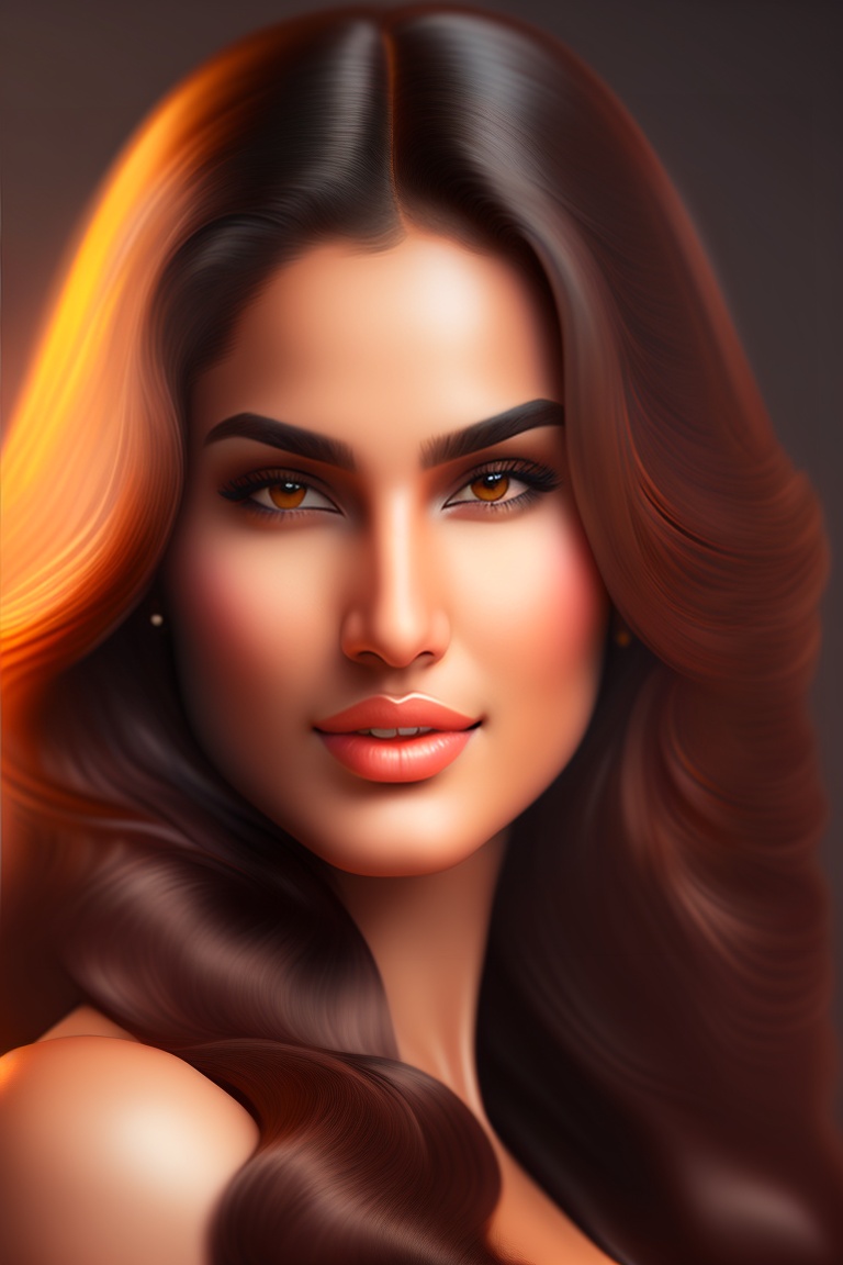 Lexica Full open body photo of a young woman, long hair, in