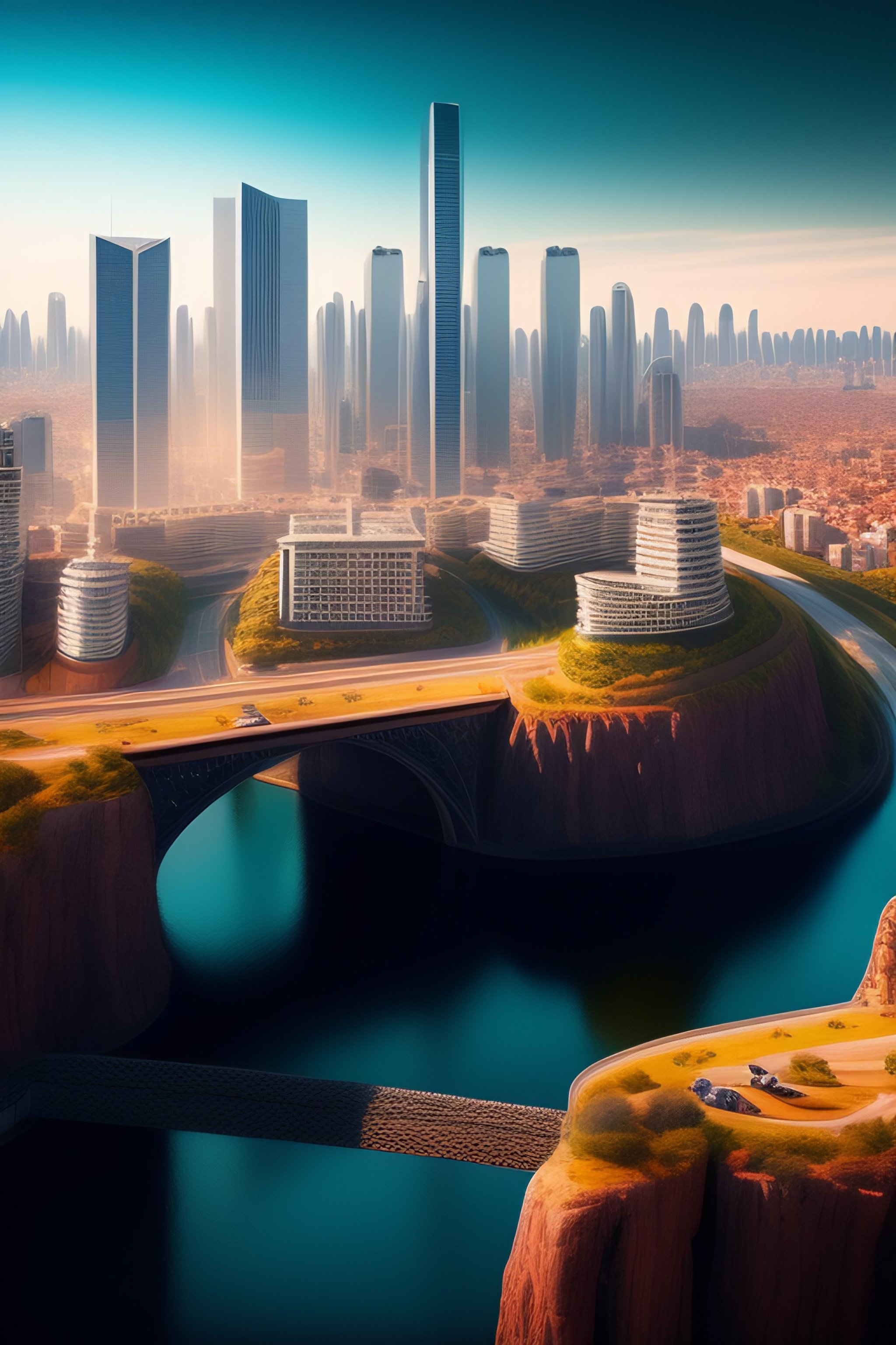 Lexica - Realistic city image