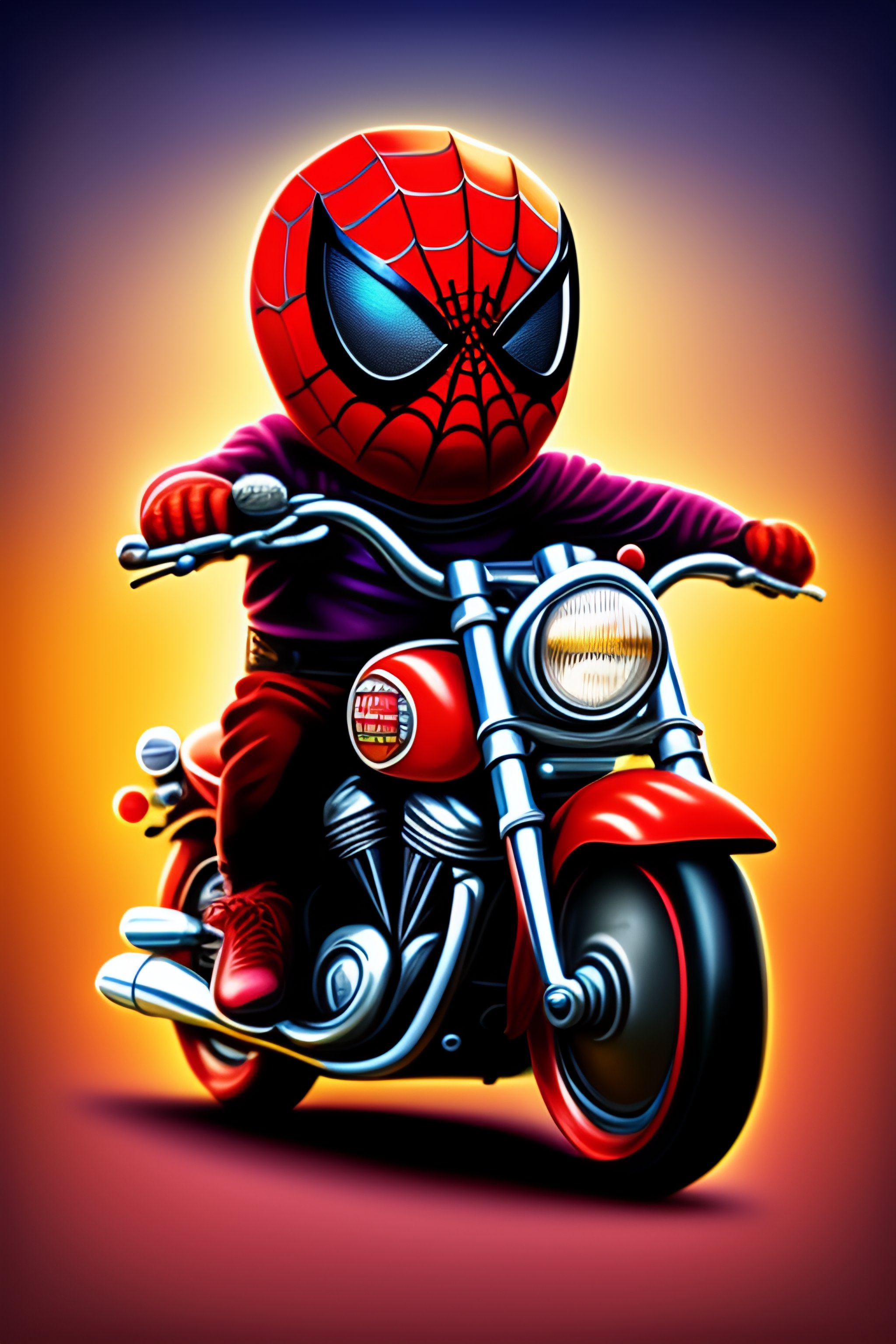 Spiderman discount on motorcycles