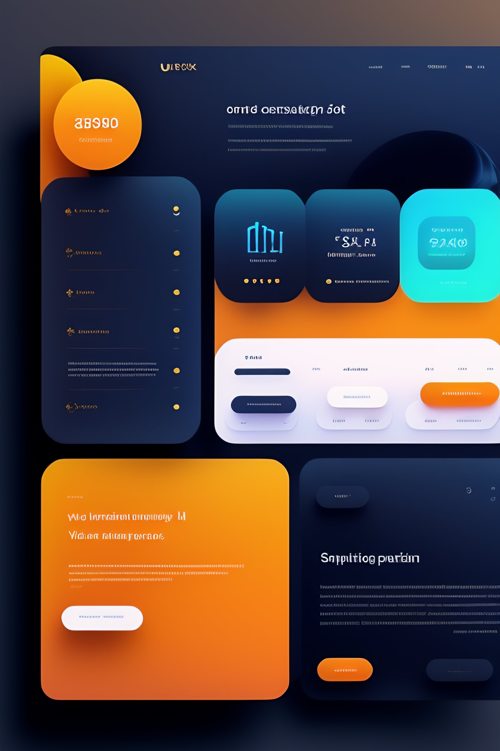 Lexica - Ux, ui design for a website with software innovation company