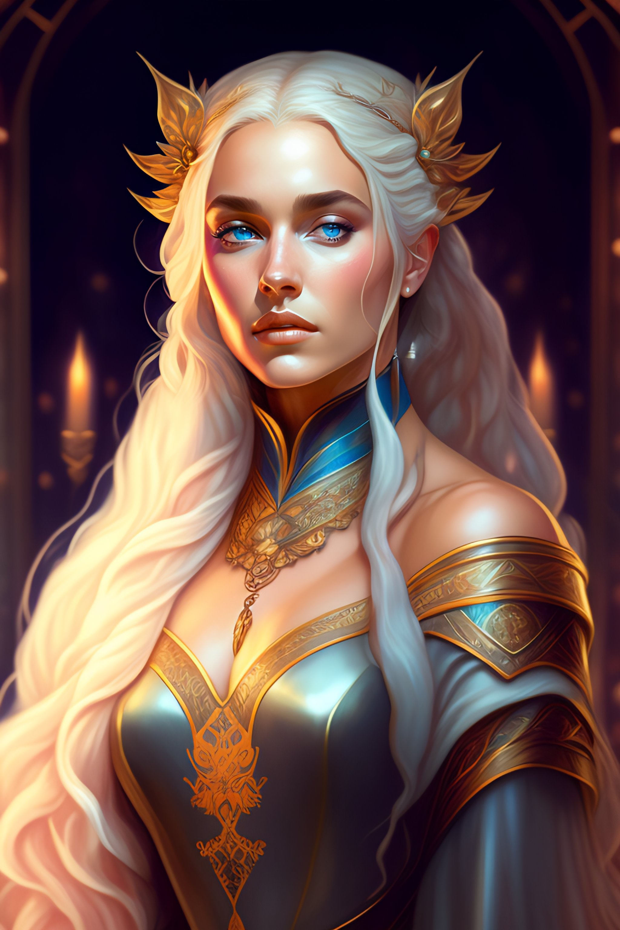 Lexica Wide Portrait Of Celebrity Daenerys Targaryen Game Of Thrones Super Highly Detailed