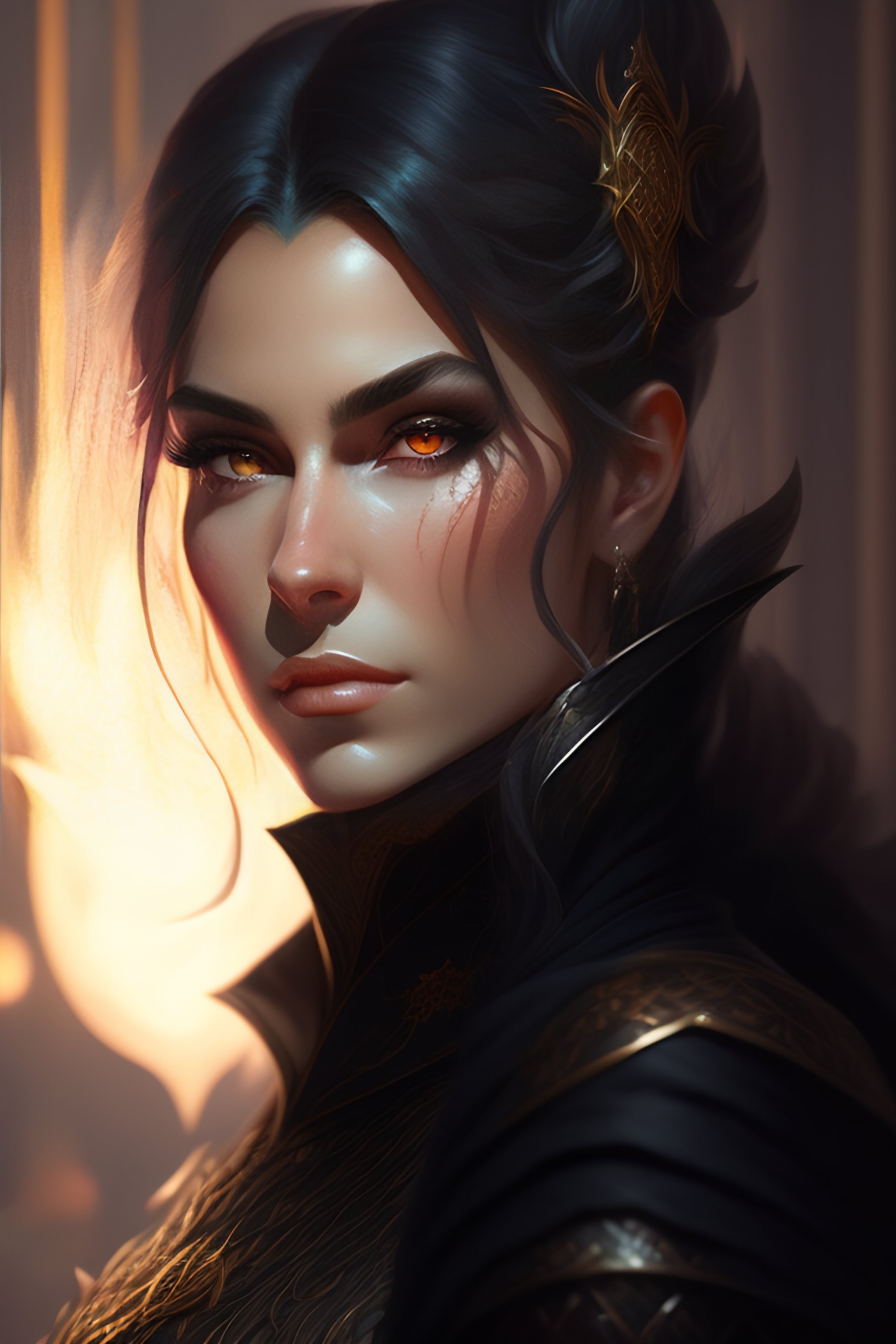 Lexica Gothic , d & d, fantasy, portrait, highly detailed, headshot