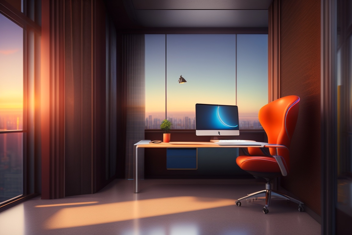 Картинка на которой изображен офис