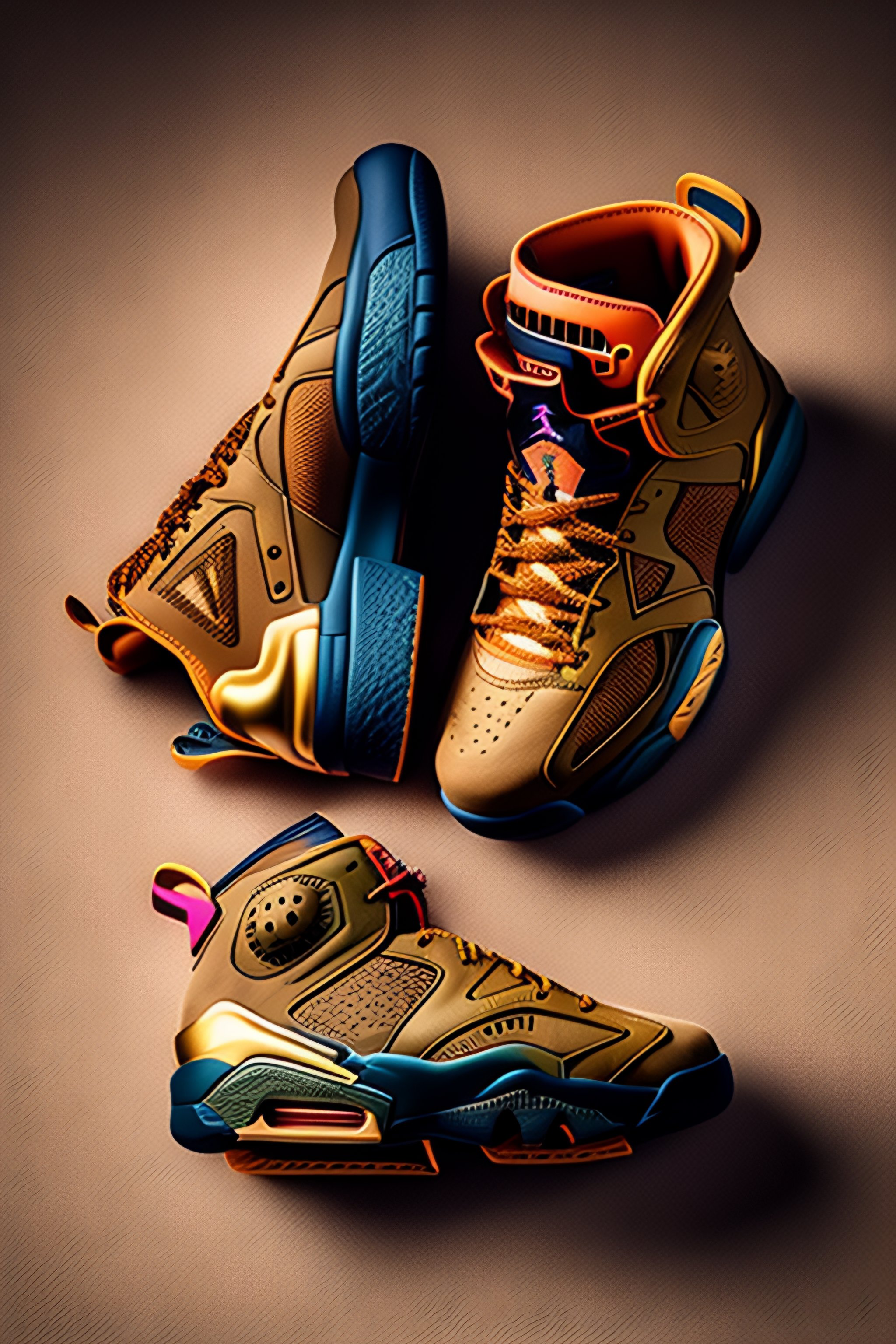 Lexica Jordan 6 Travis Scott Sneaker realistic style catus jack