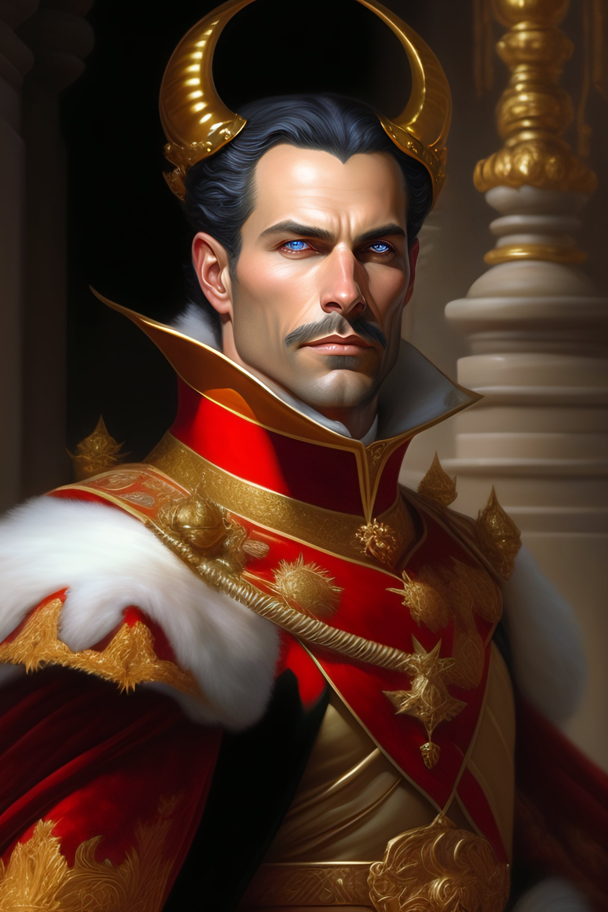 Lexica - Satan Bonaparte as a fantasy D&D character, portrait art by ...