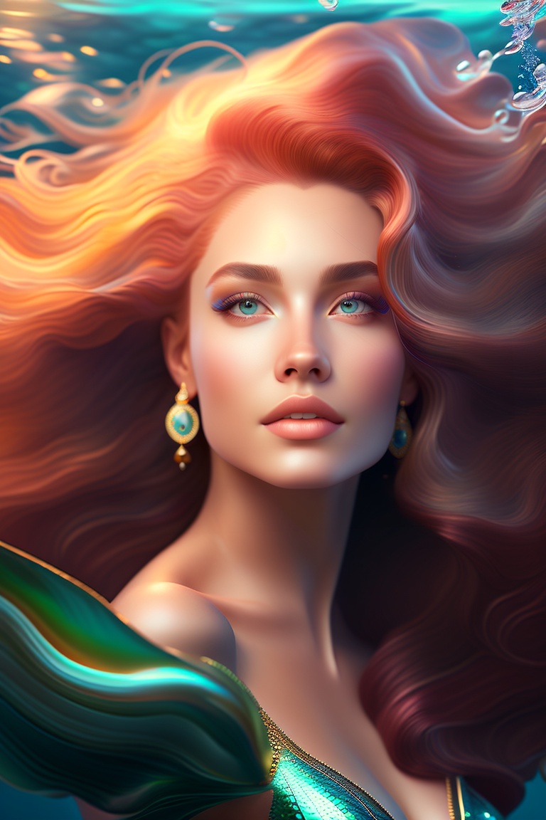 Lexica - Dynamic underwater photography of 