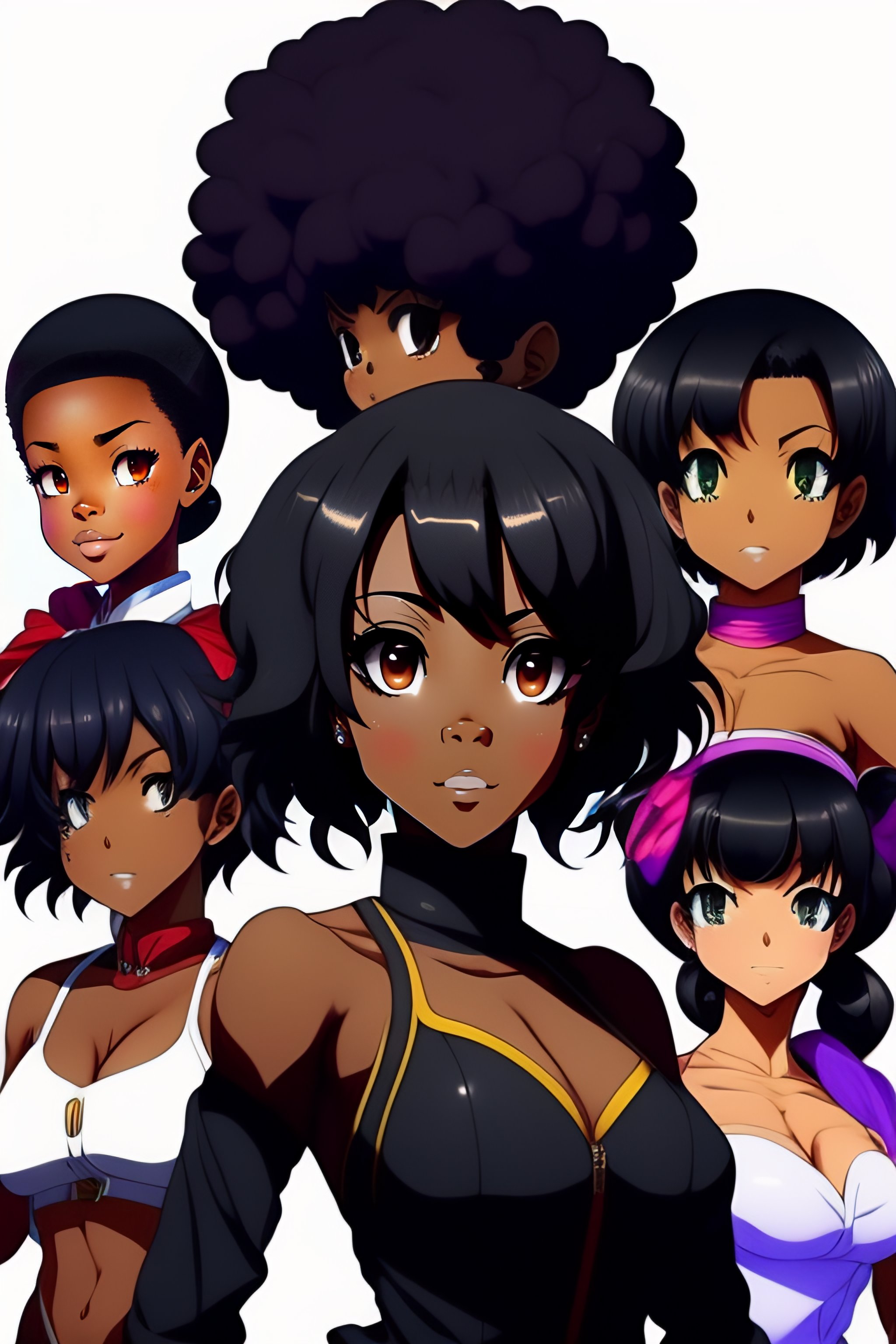 african american anime characters female