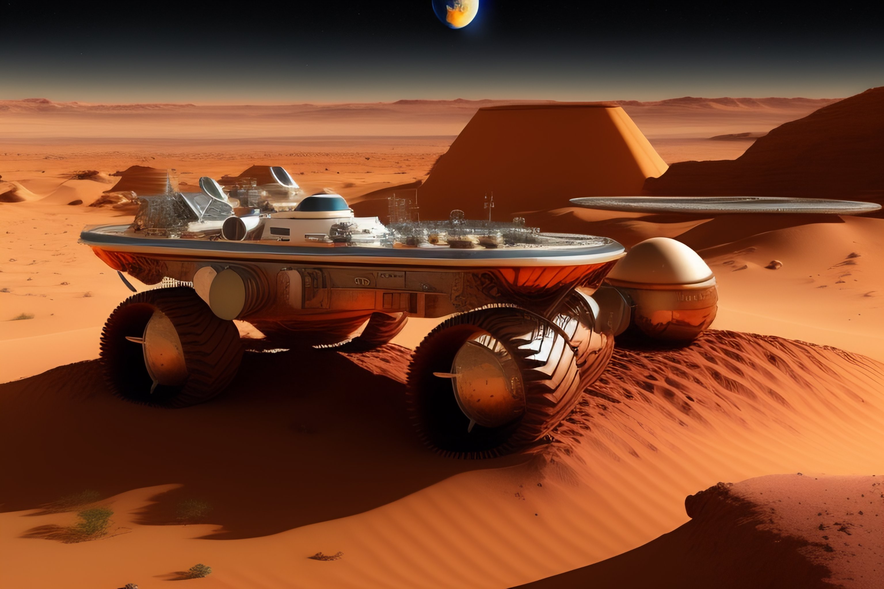 Lexica - Human civilization on mars, rovers