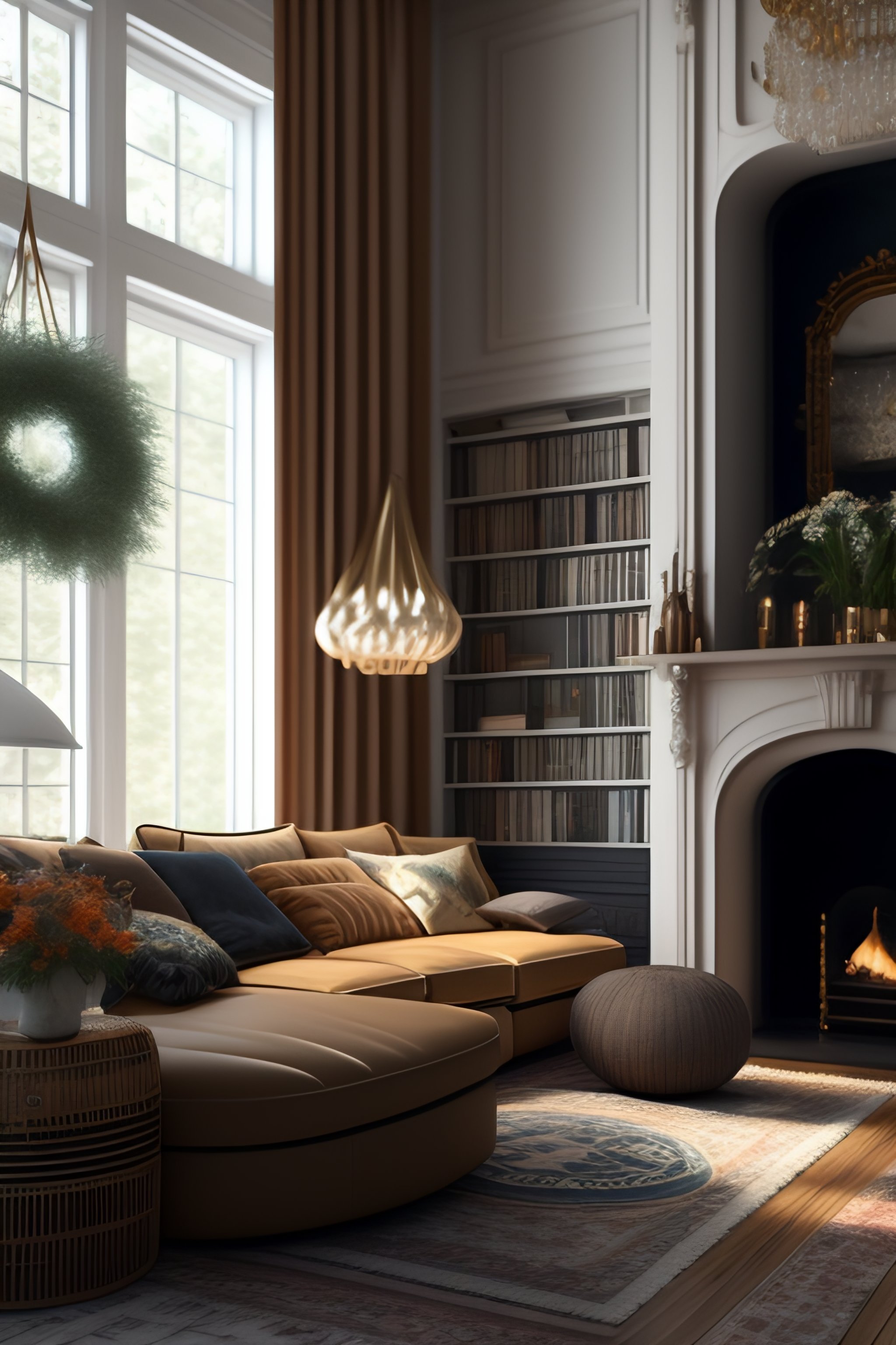 Lexica - Cozy living room vintage