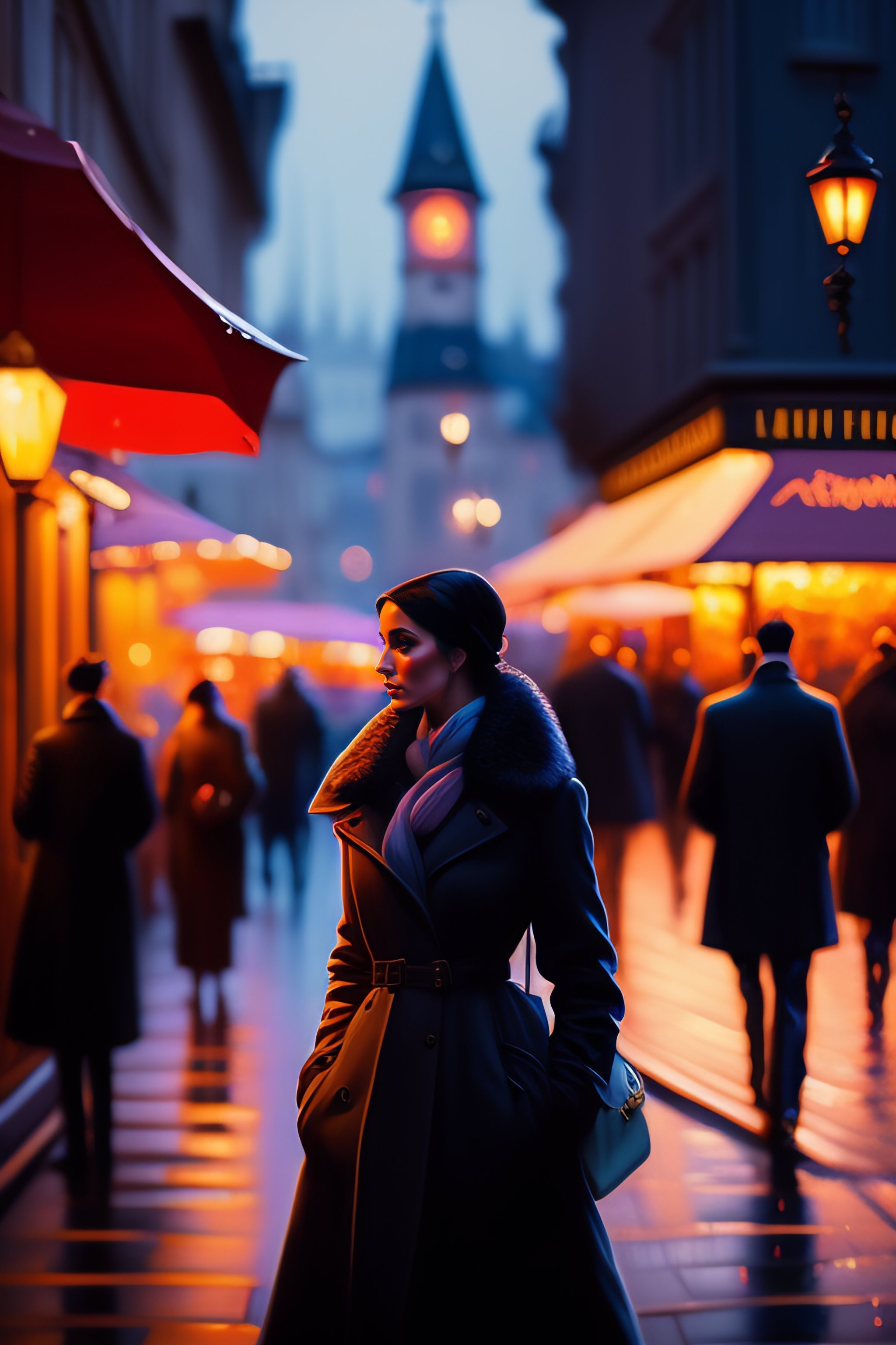 Lexica Aesthetic! stunning portrait of a woman in a serene zürich