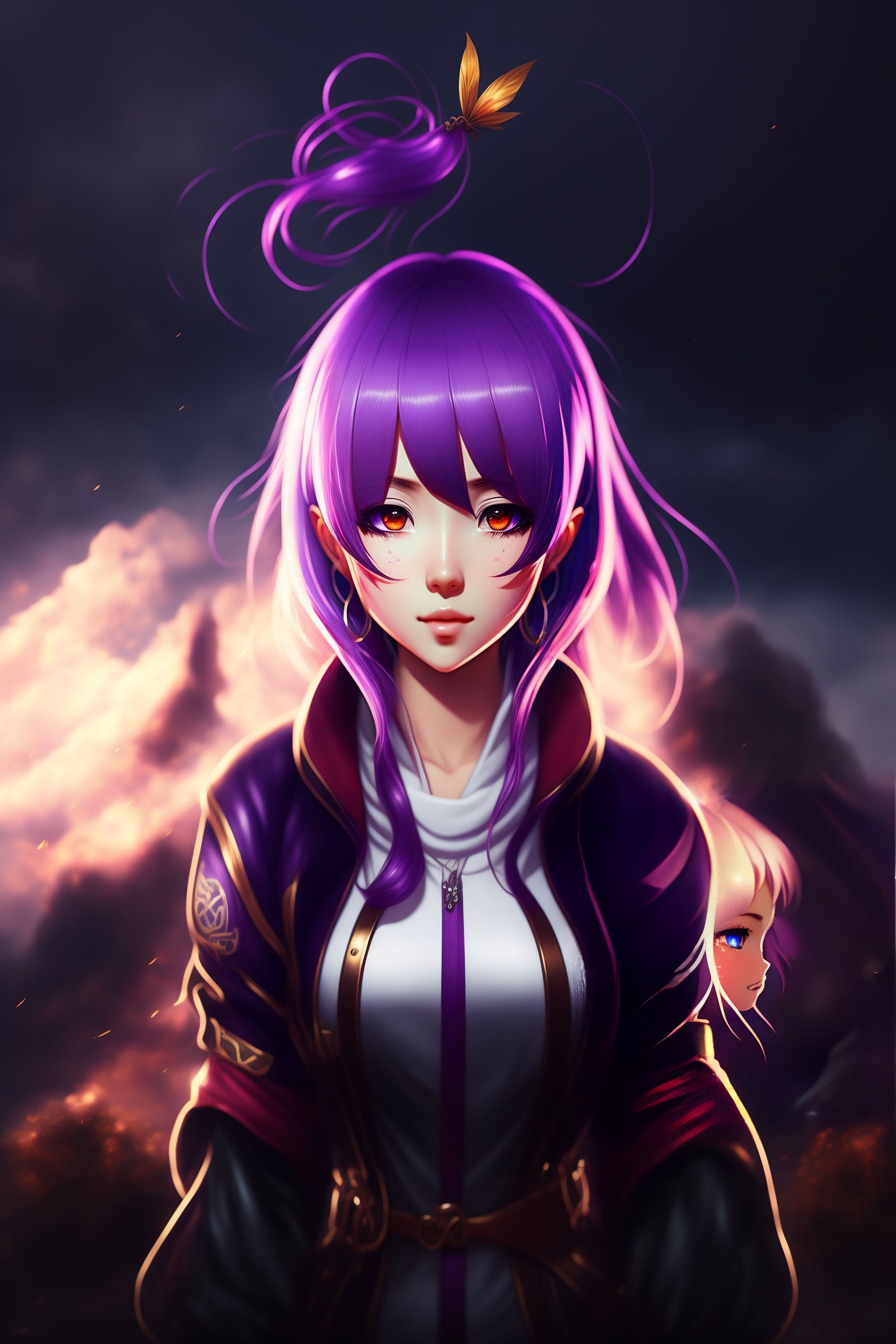 Best Anime Girls With Purple Hair, hair anime 