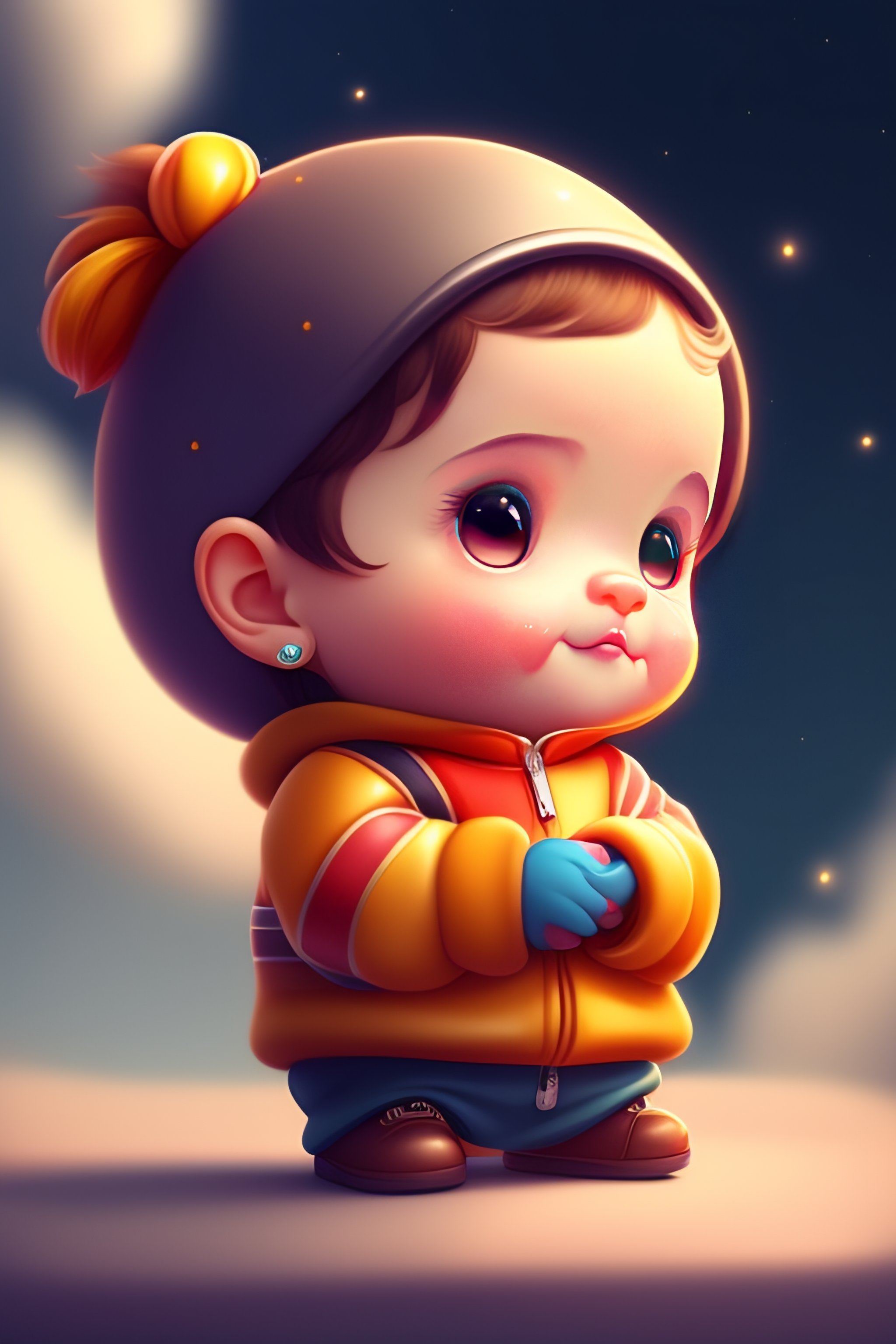 animated little boy