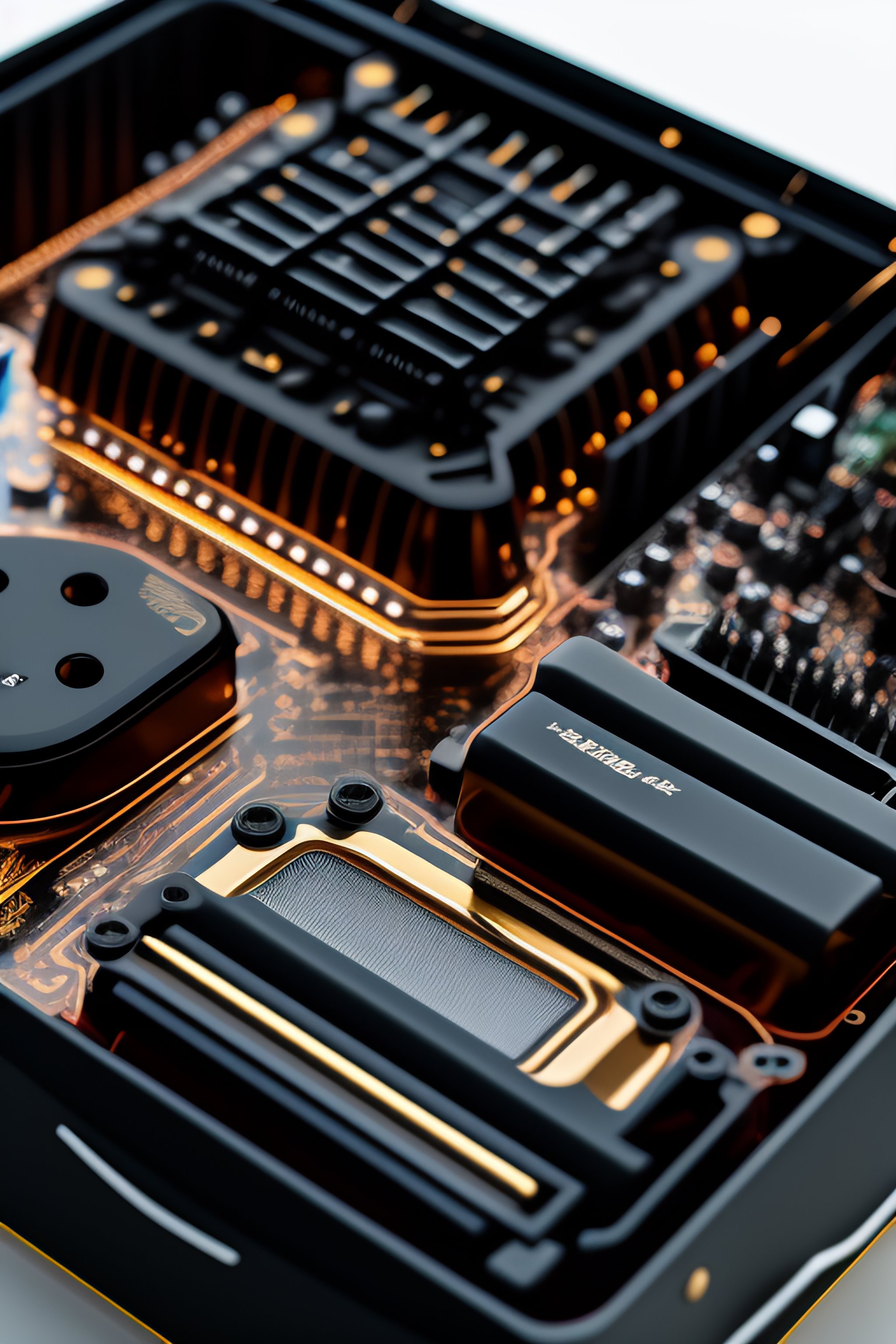 Lexica - An exbox controller exploded into its compnent parts