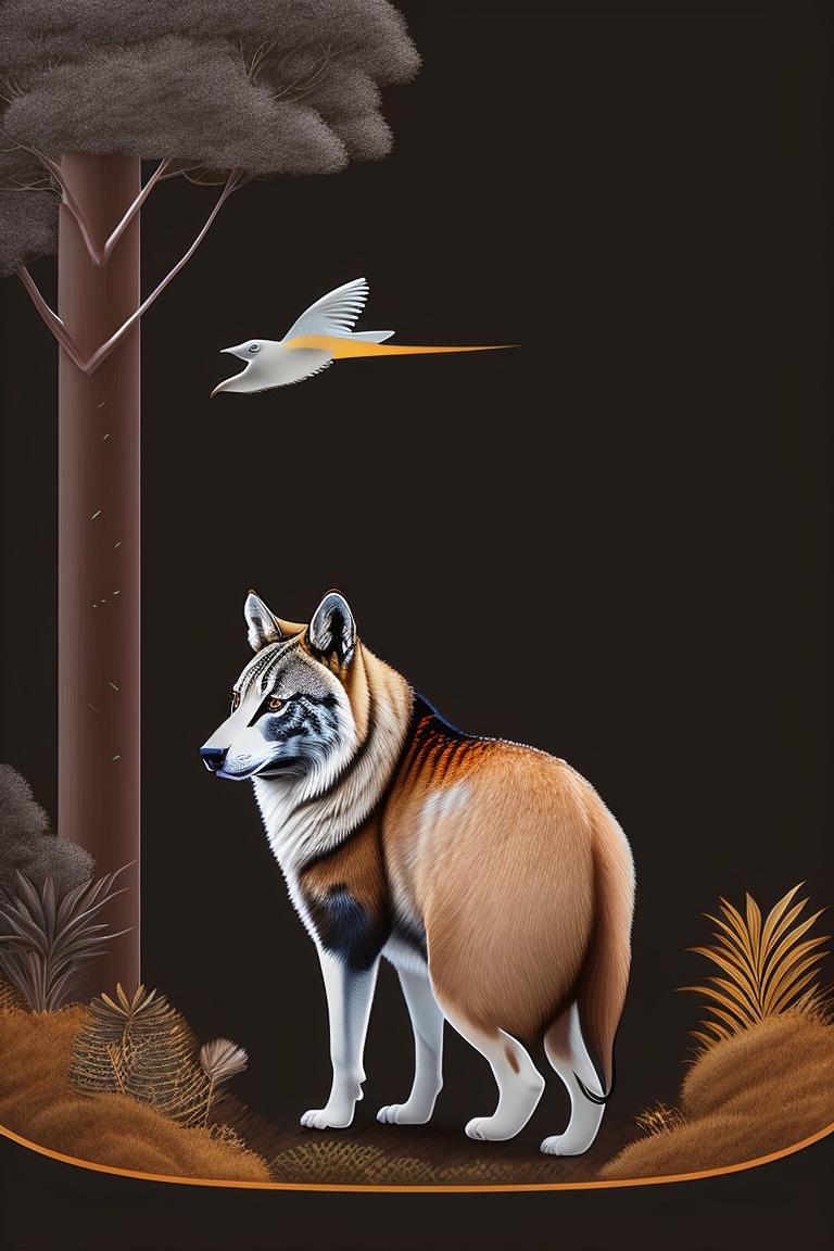 Lexica - Illustrate endangered mammals with detailed black and white ...